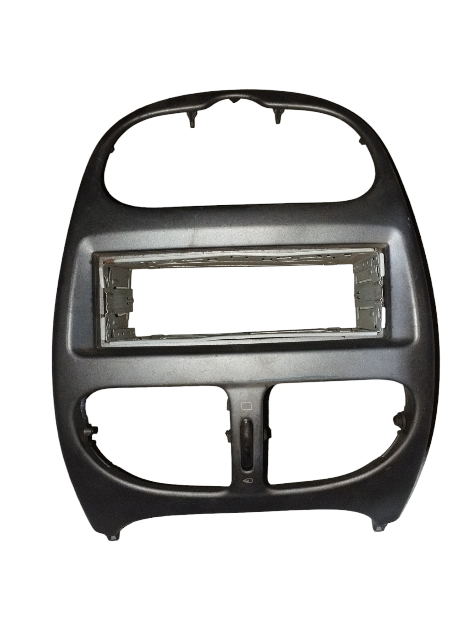 Moldura Central Painel Rádio Peugeot 207 2002 A  2003 3