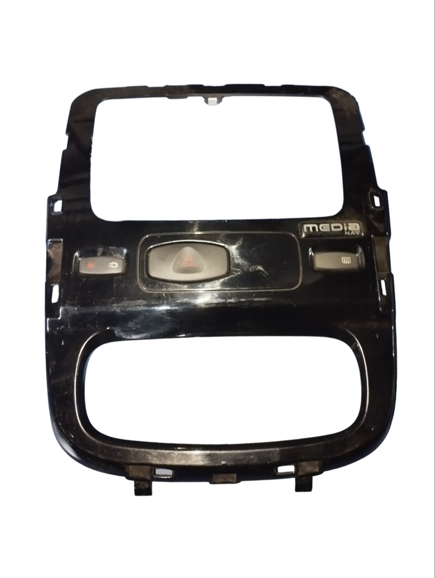 Moldura Central Com Botões Renault Duster 2012 A 2015 1