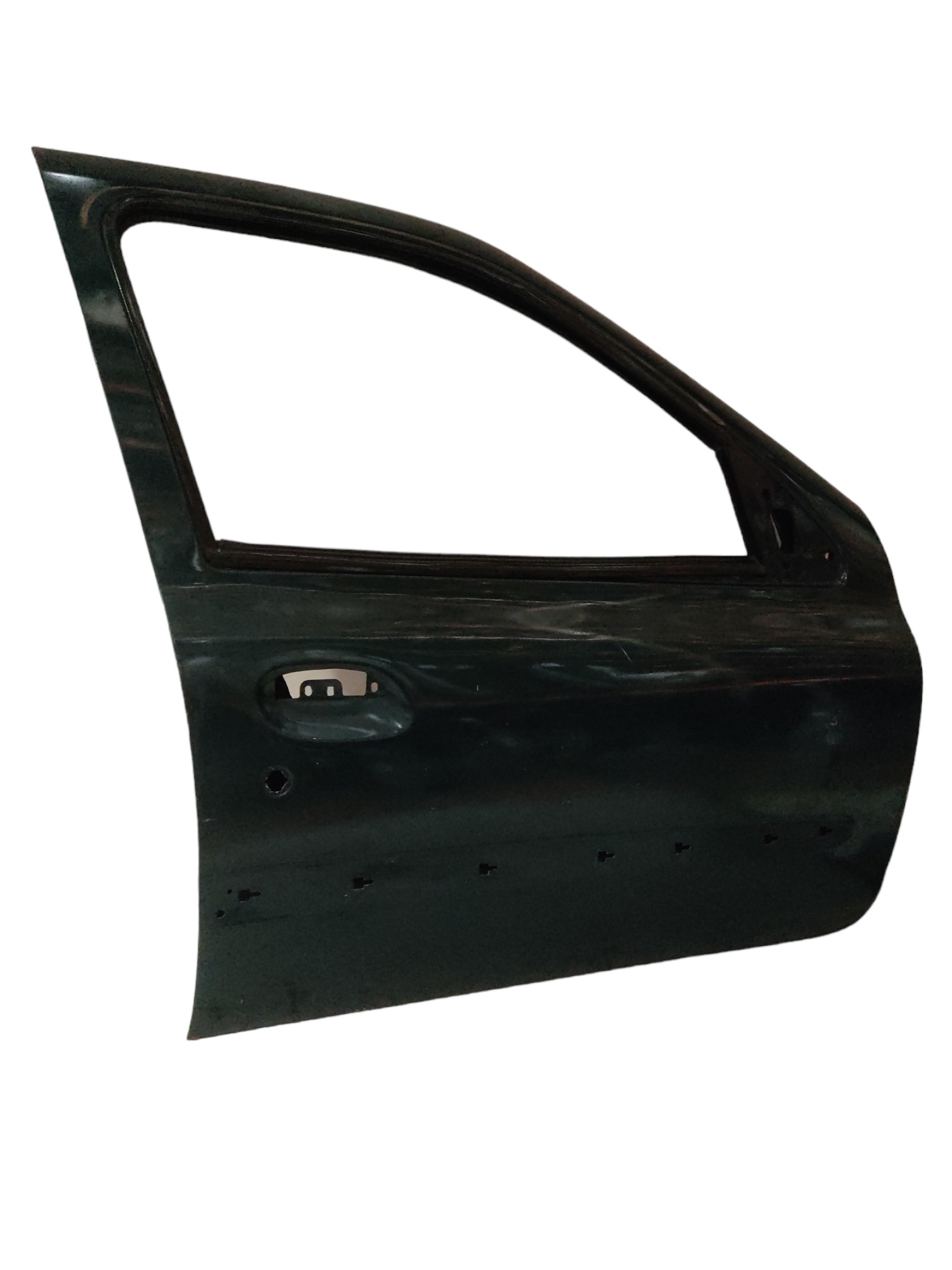 Porta Dianteira Direita Renault Clio 2000 A 2011 Verde  Verde