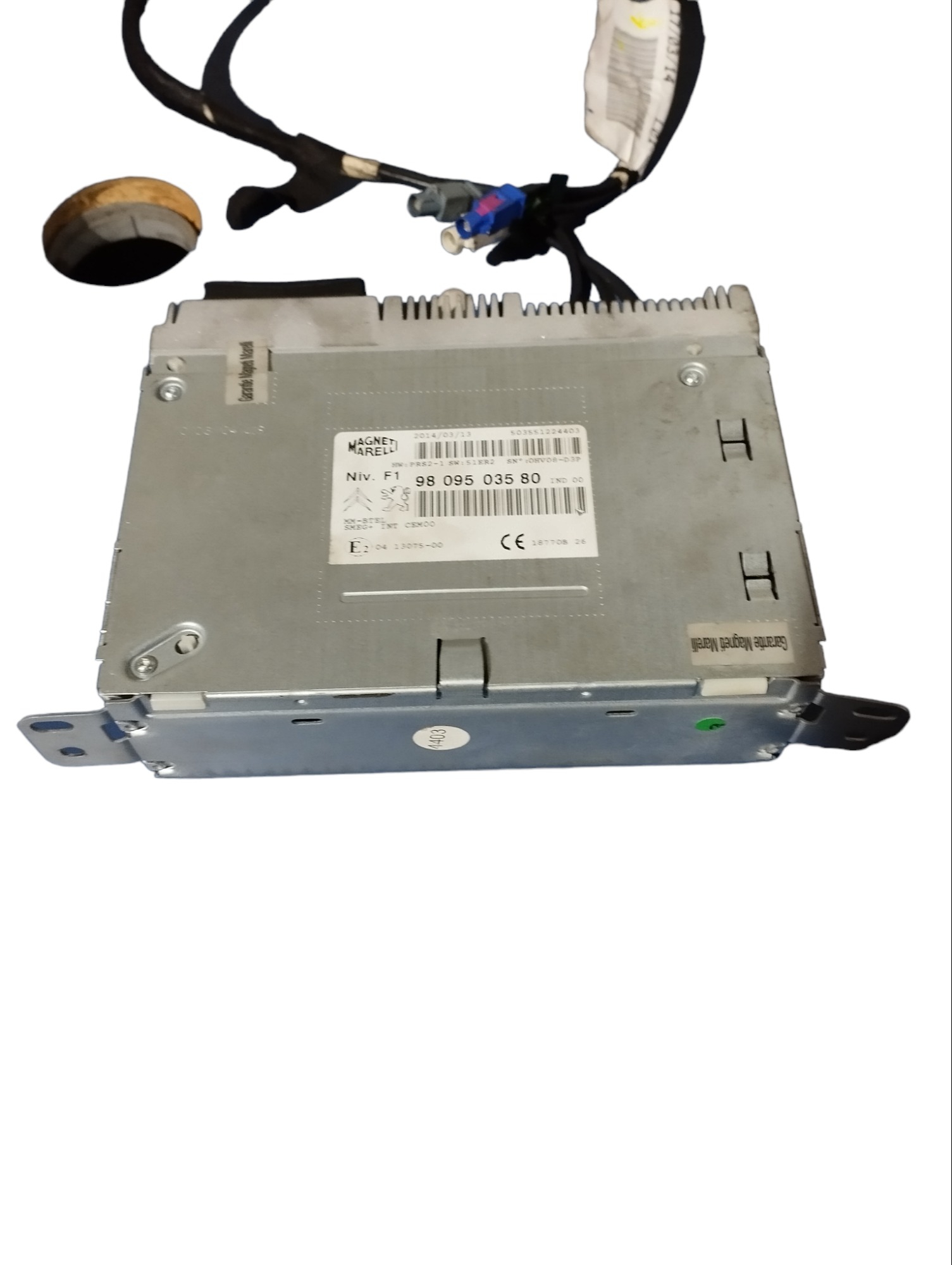 Hd Som Da Multimídia 9809503580 Peugeot 208 1.6 2014 1