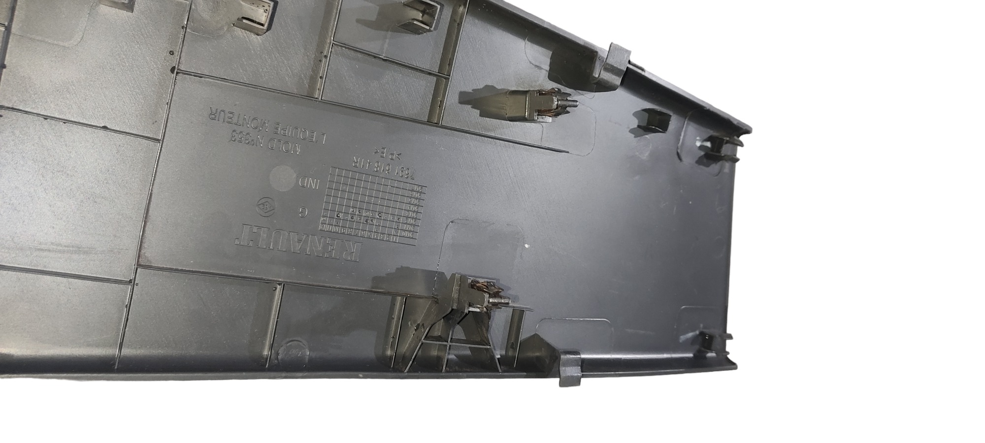 Acabamento Inferior Da Coluna Central Lado Esquerdo Fluence Esquerdo Preto 5