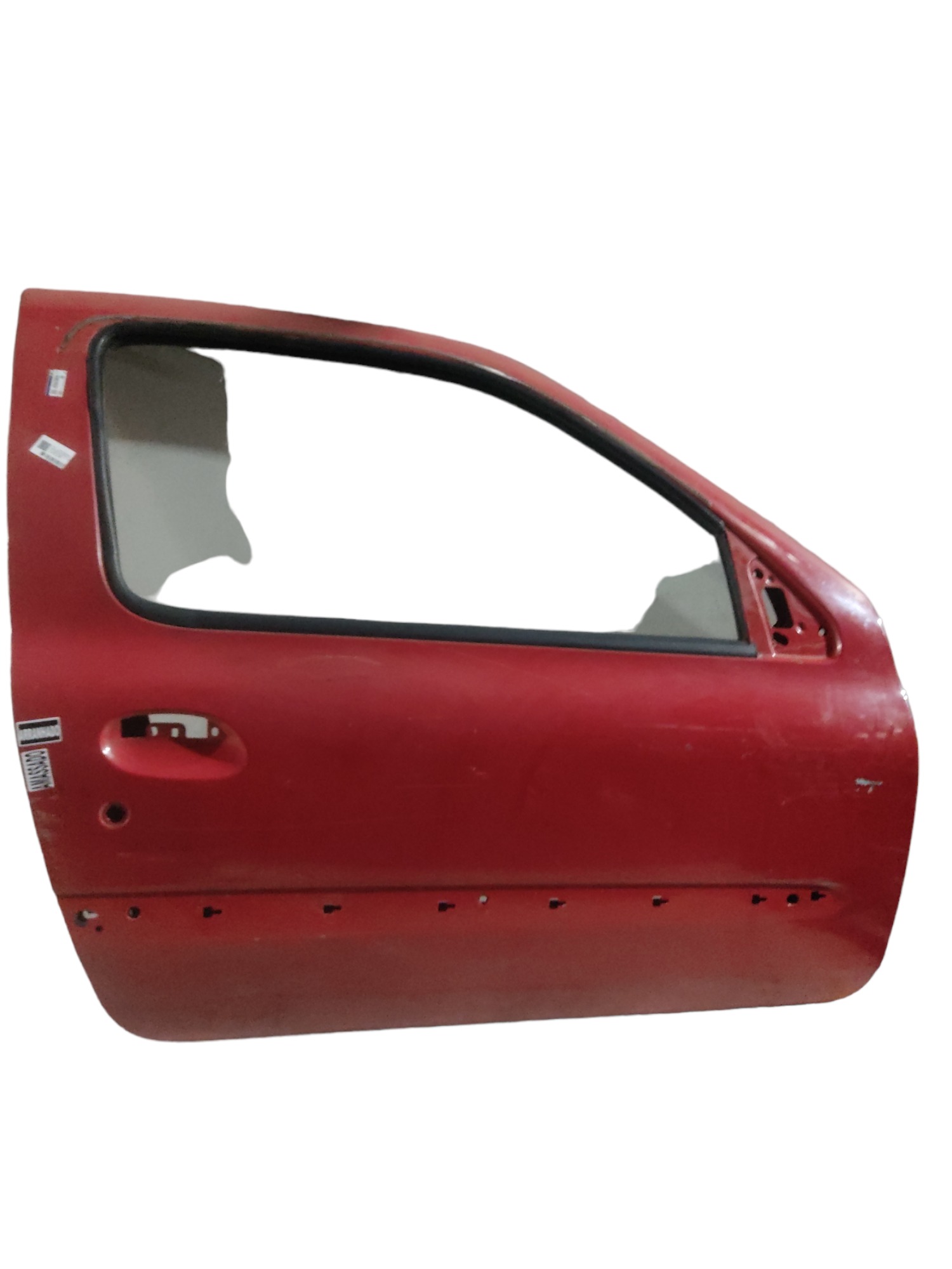 Porta Dianteira Direita Renault Clio 2000 A 2011 Vermelho Vermelho