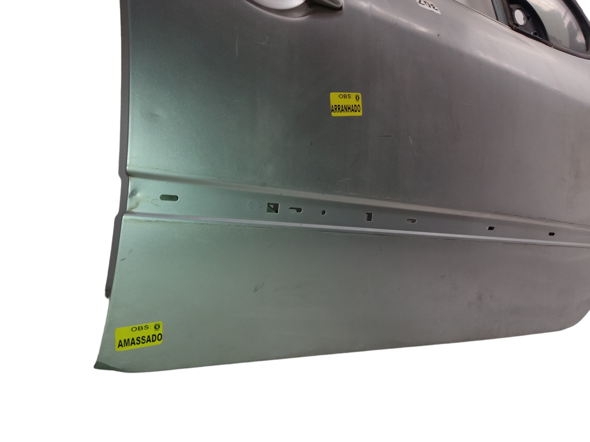 Porta Dianteira Direita Peugeot 307 2009 A 2014 Prata  Dianteira Direito