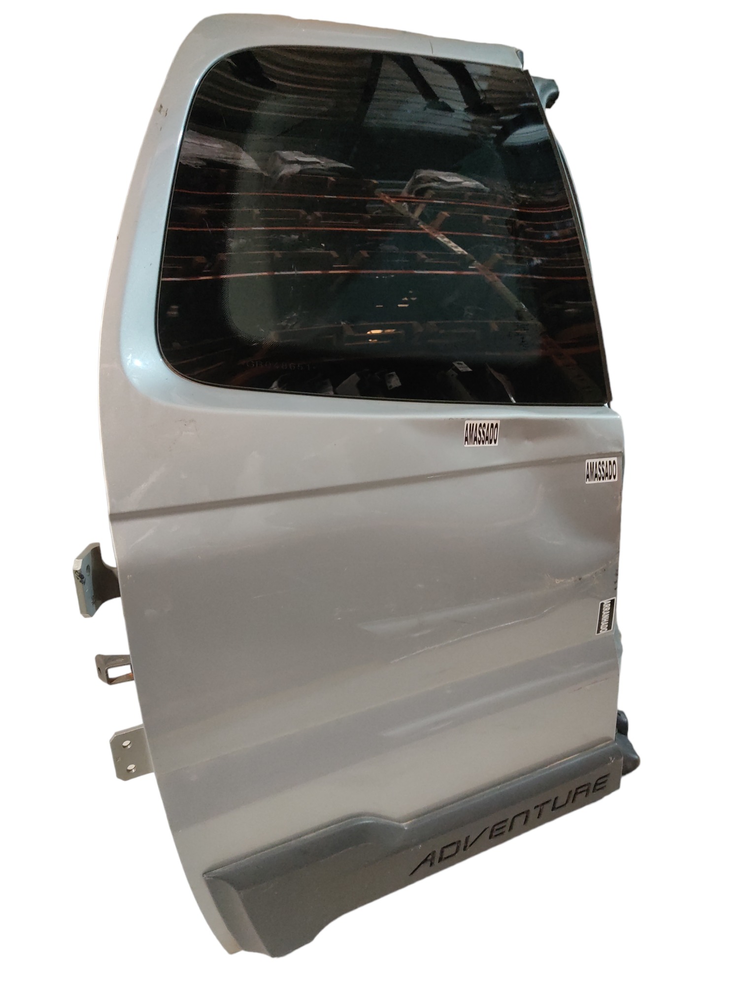 Porta Traseira Direita Fiat Strada 3 Portas 2013 A 2020 Prata