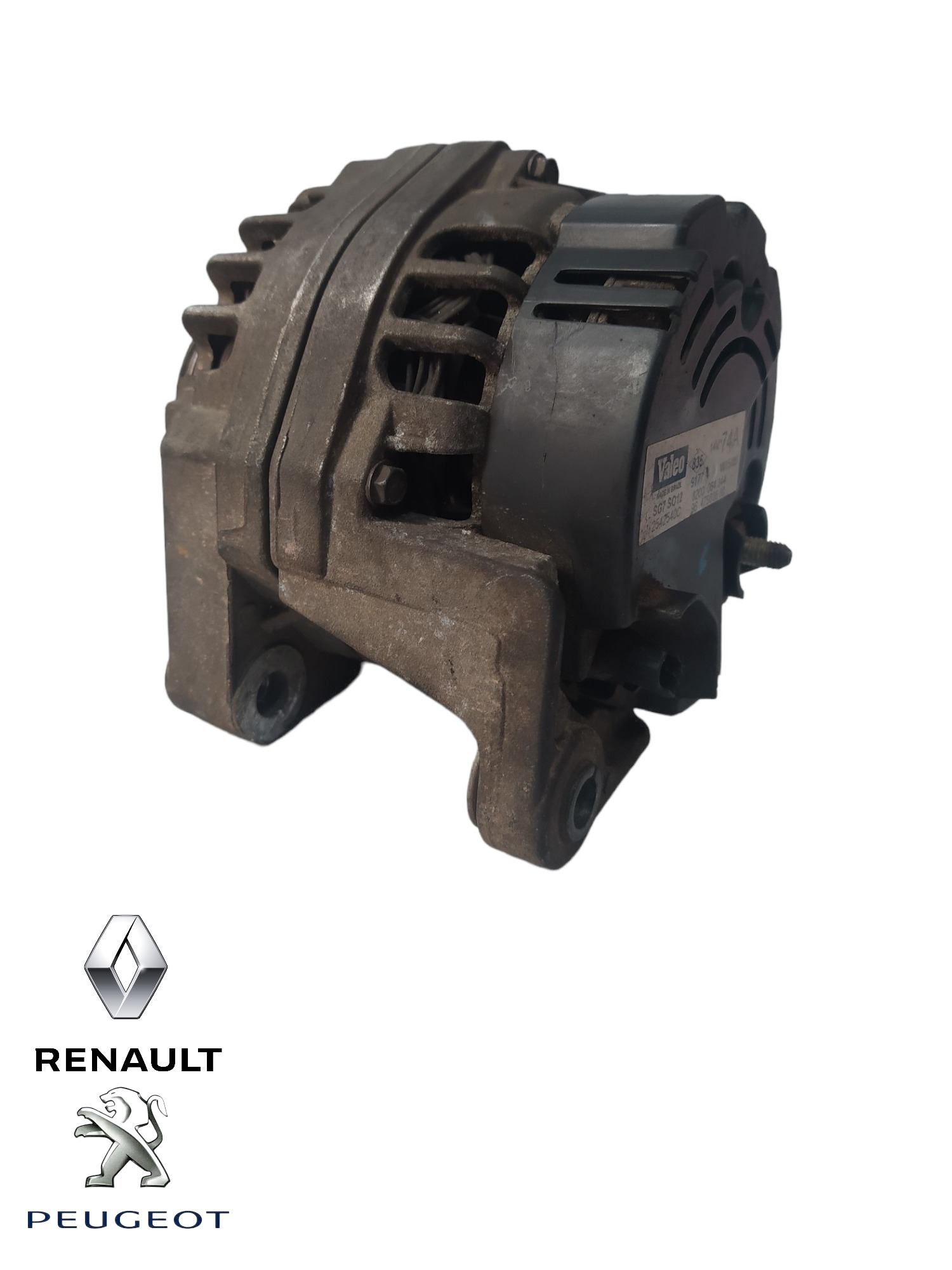 Alternador Peugeot 206  Sandero Logan Clio Kangoo 9647983680 4