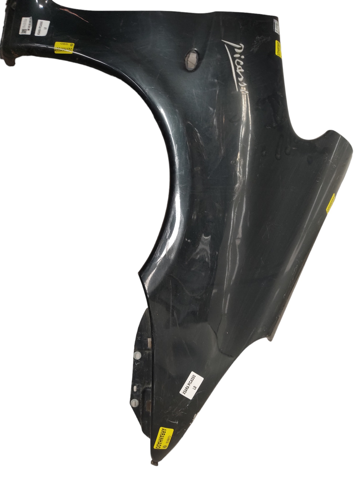 Paralama Direito Citroen Xsara Picasso 1999 A 2007 Preto
