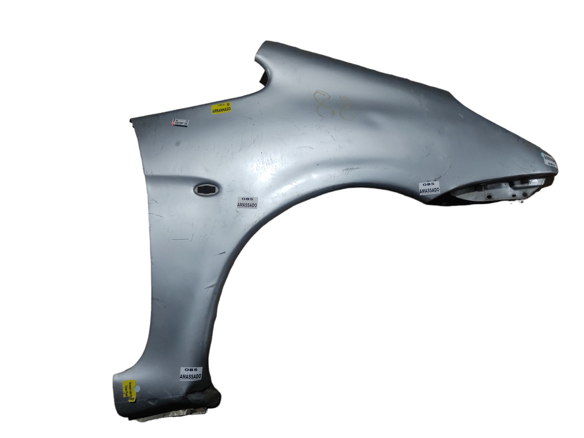 Paralama Direito Citroen Xsara Picasso 1999 A 2007 Prata