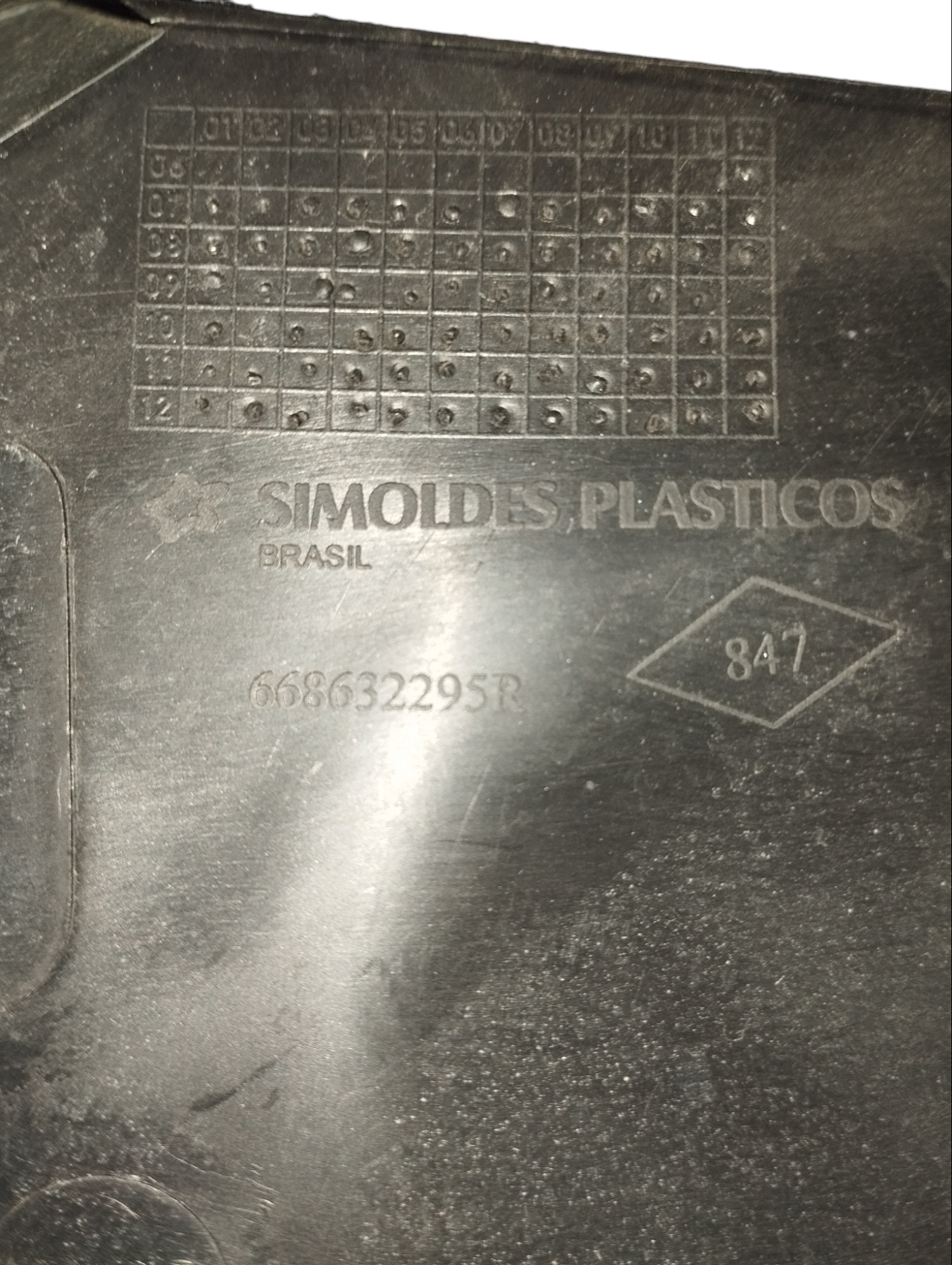 Grade Churrasqueira Lado Esquerdo Logan Sandero 668632295r 4