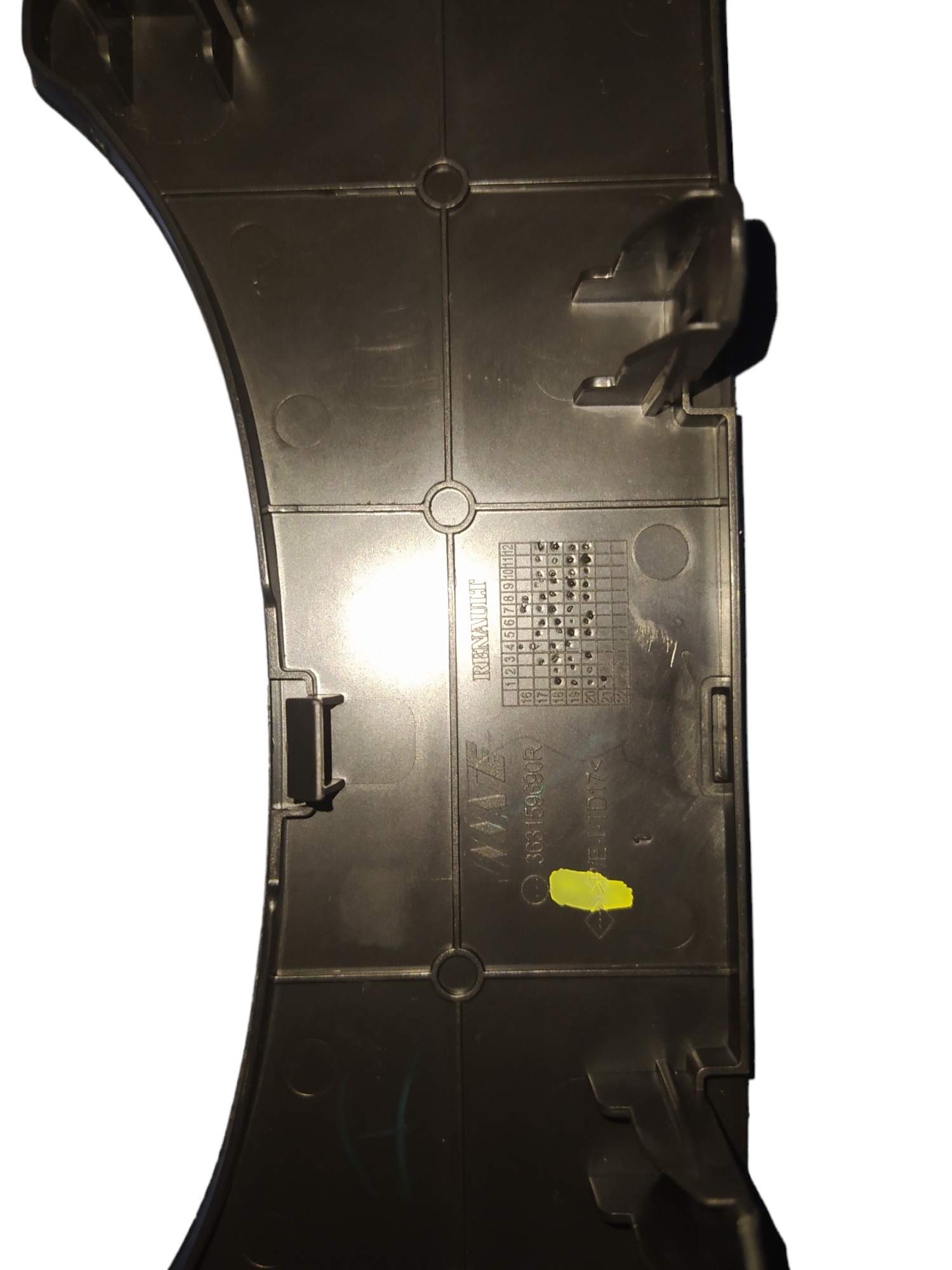 Acabamento Traseiro Console Kwid 1.0 2019 363159690r 4