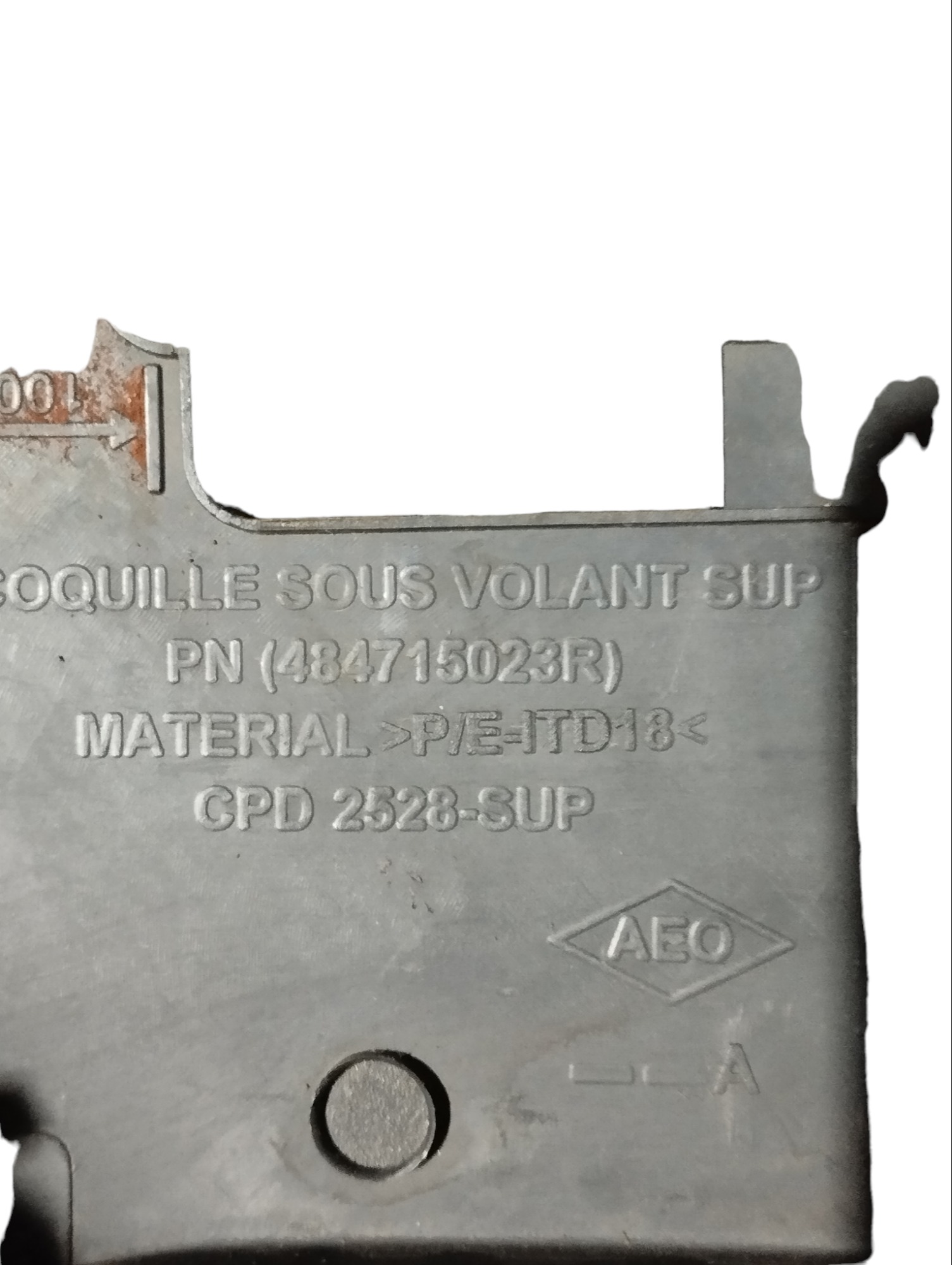 Acabamento Superior Coluna Direção Renault Duster 2017 A2019 3