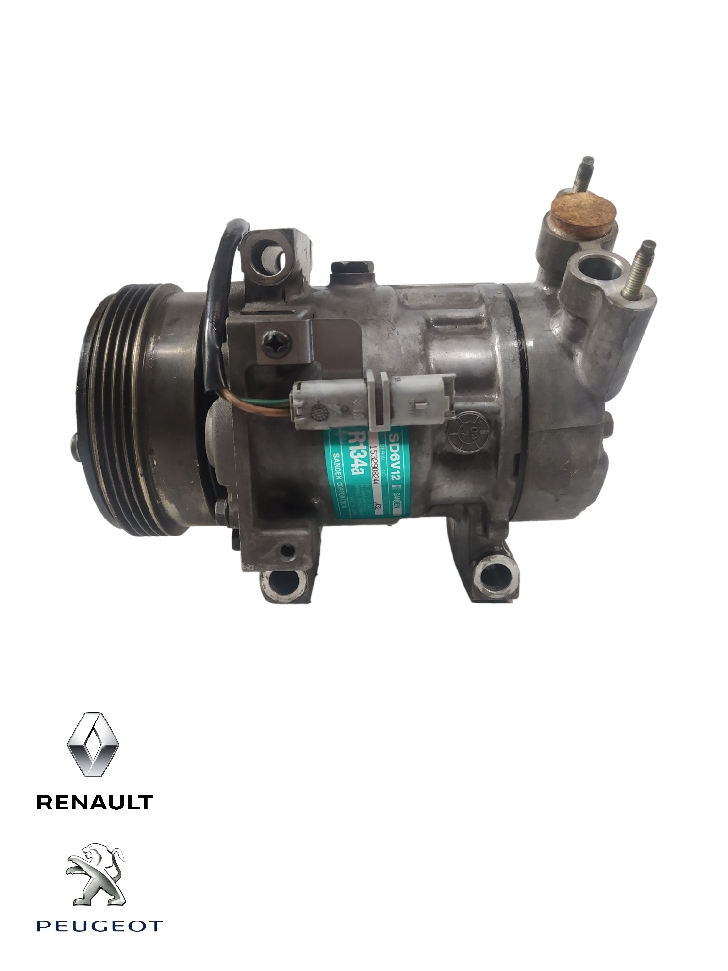 Compressor Ar Peugeot 206 207 Clio 1.0 Sd6v12 1432