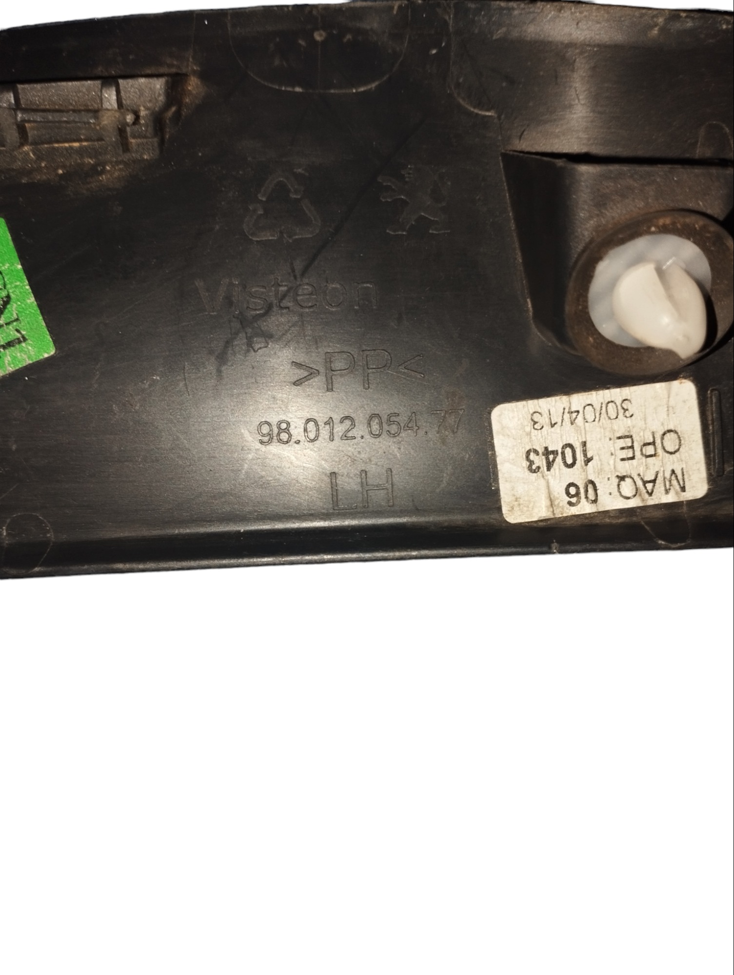 Acabamento Interior Puxador Retrovisor Porta Peugeot 208 4