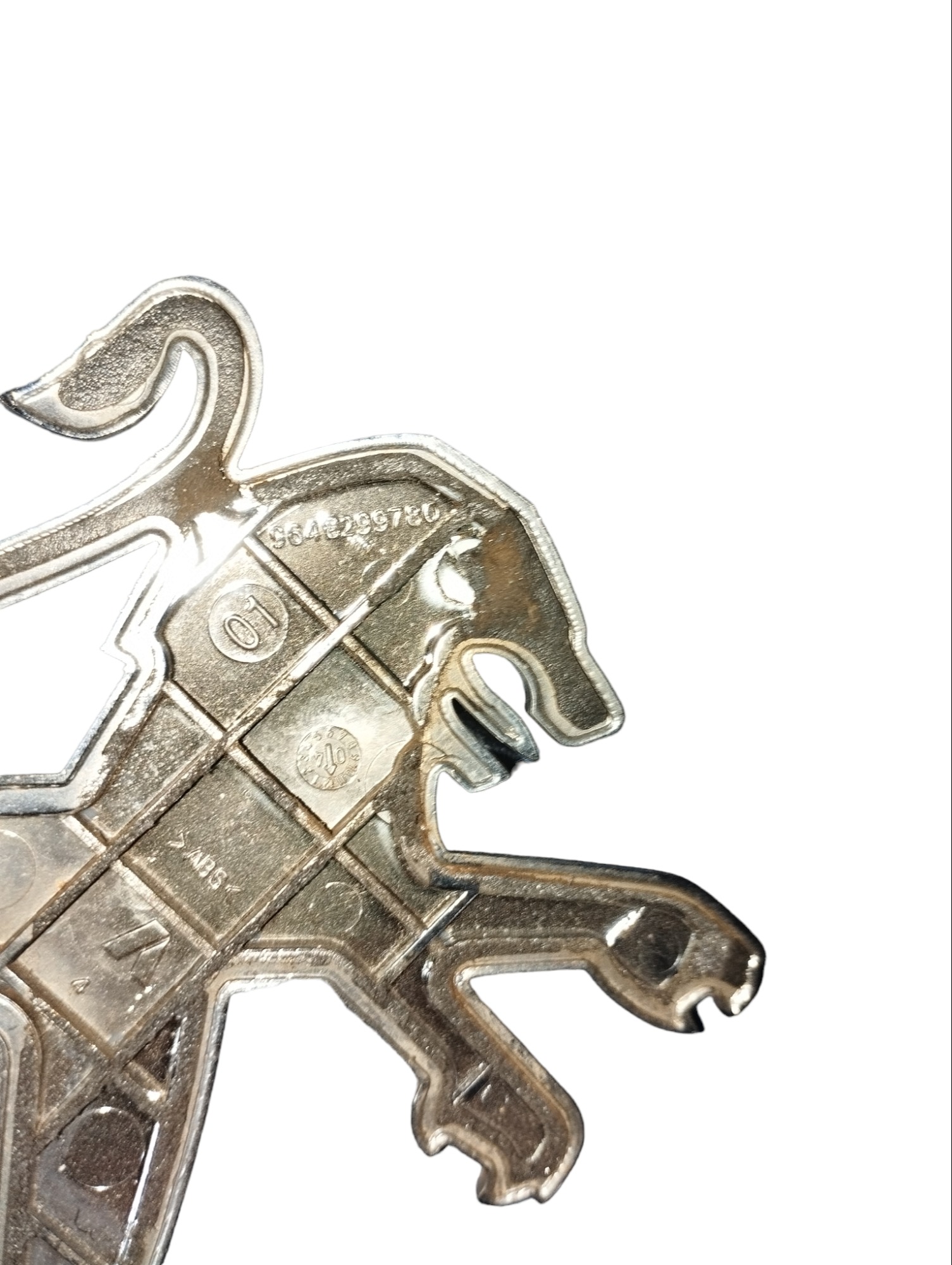 Emblema Leão Peugeot 206 207 Tampa Traseira Original 3