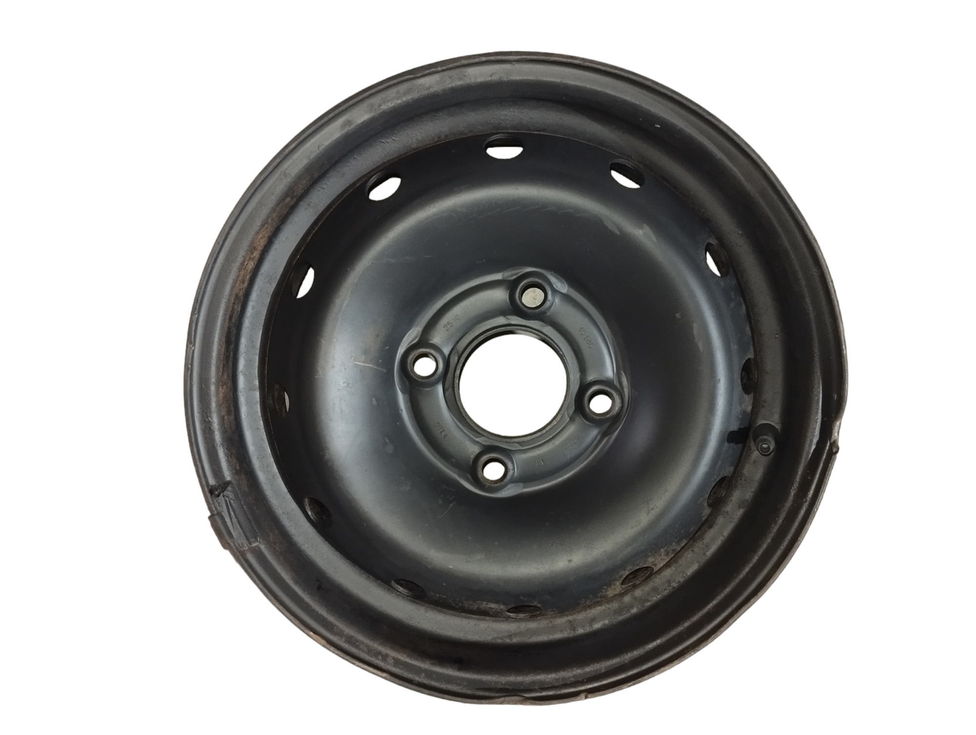 Roda Peugeot Aro 13 4 Furos Leves Amassado