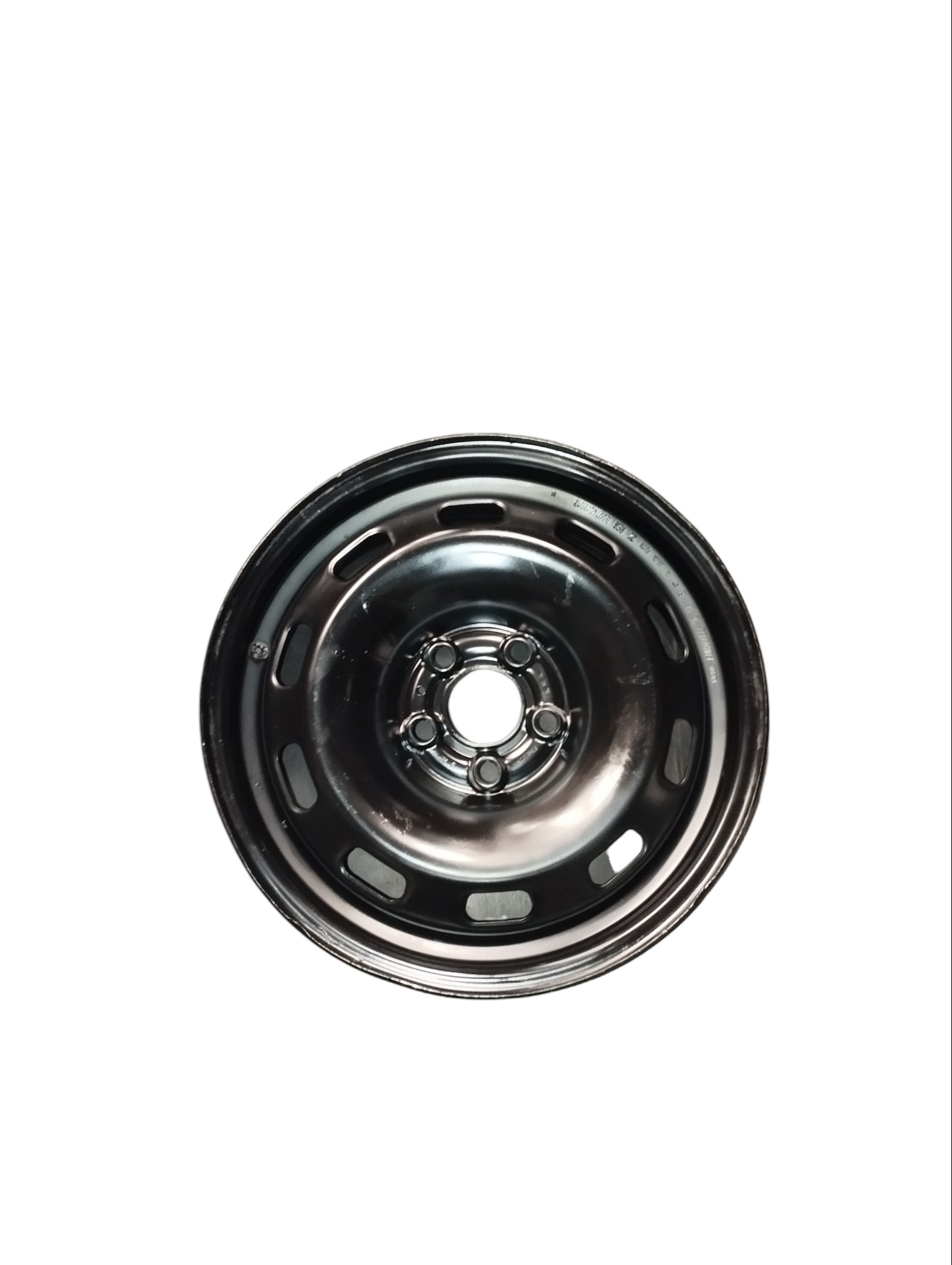 Roda De Ferro Aro 15 Volkswagen 5 Furos Preto