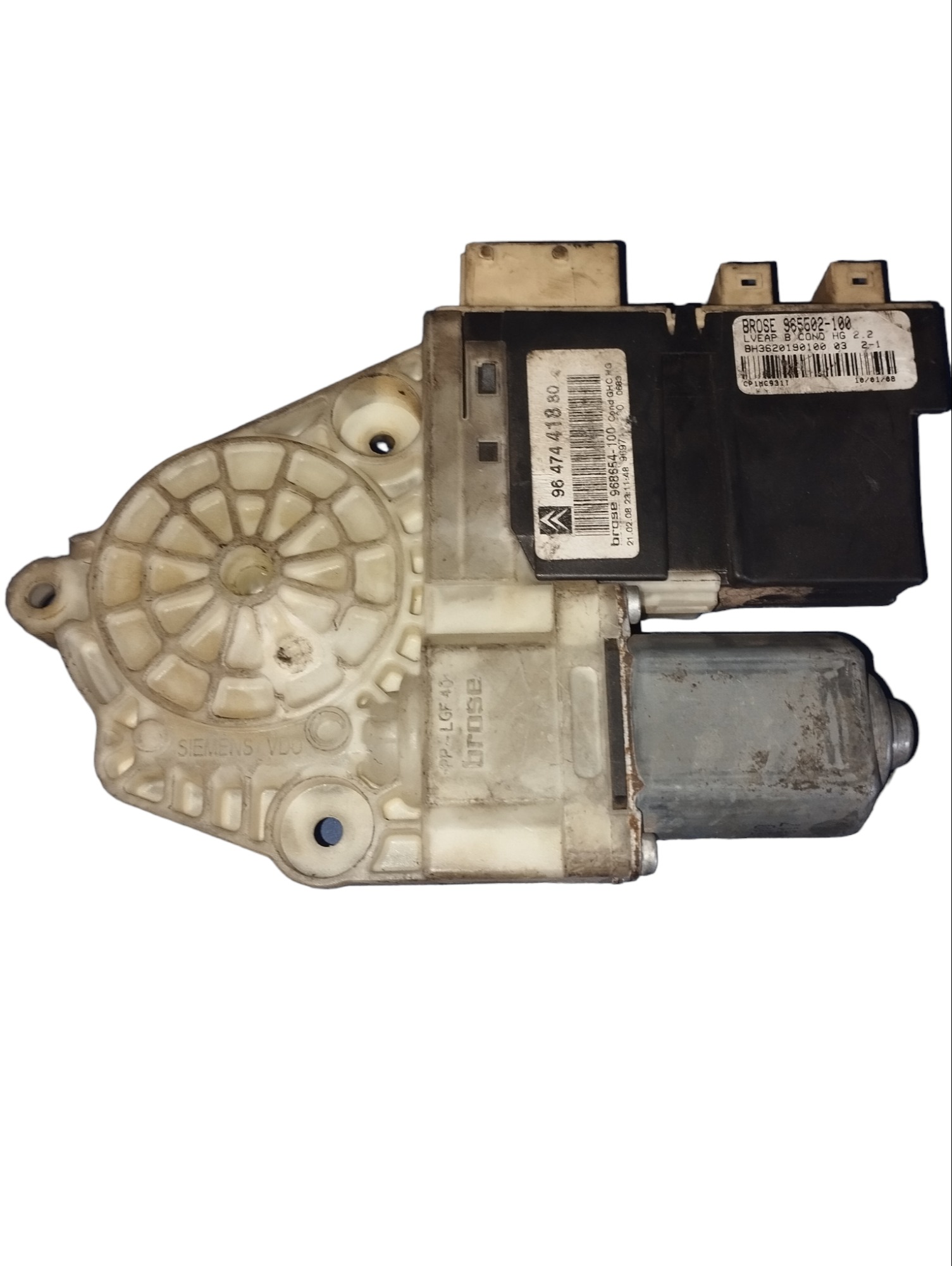 Motor  De Vidro Elétrico Dianteiro Esquerdo Citroen C4