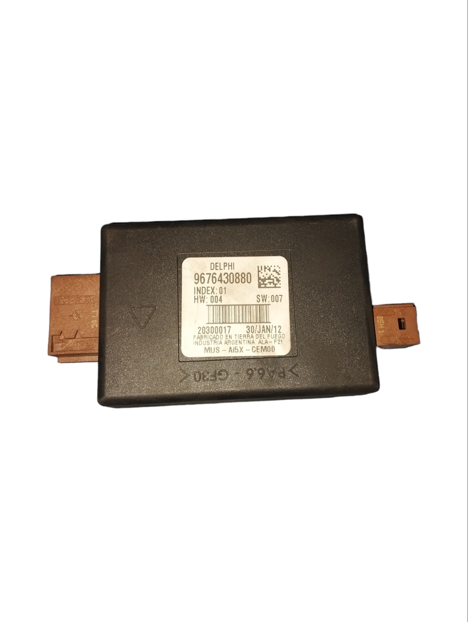 Módulo Central Alarme Citroën C4 2016 2017 9676430880