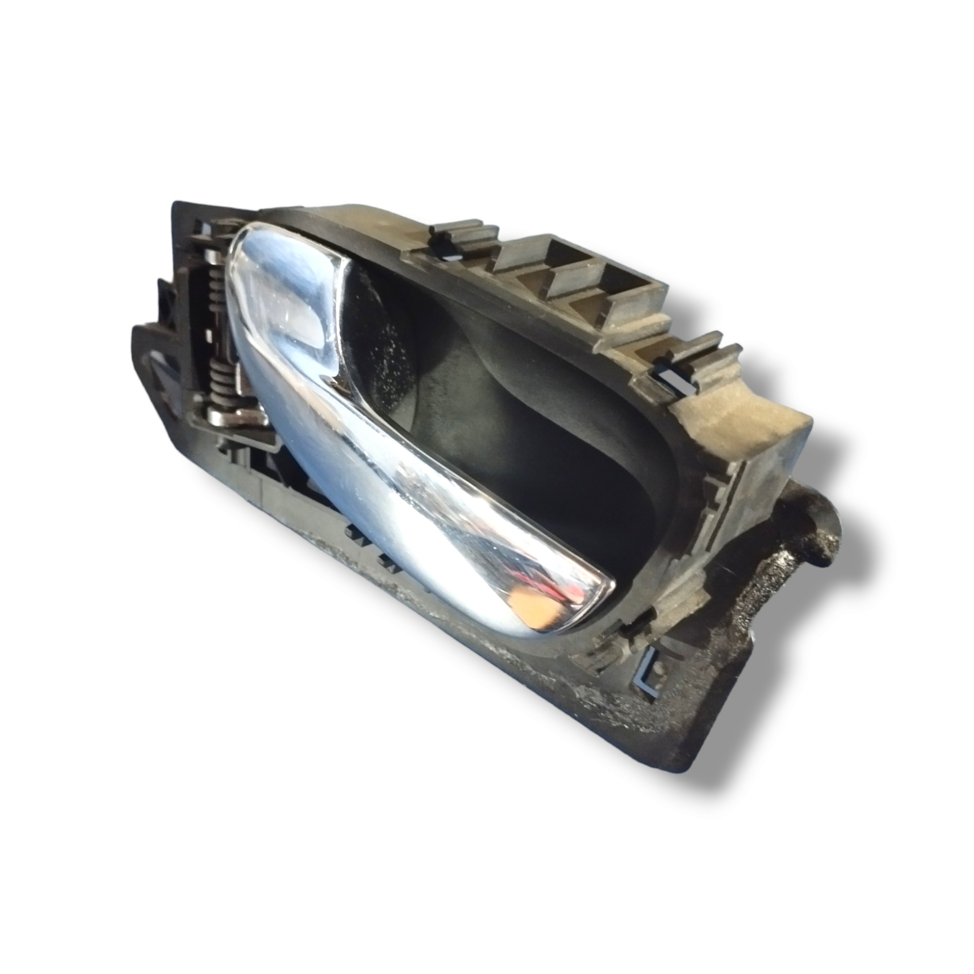 Maçaneta Interna Esquerda Peugeot 307 2007 A 2013 9643604577 Cromado/ Preto Dianteira/traseira