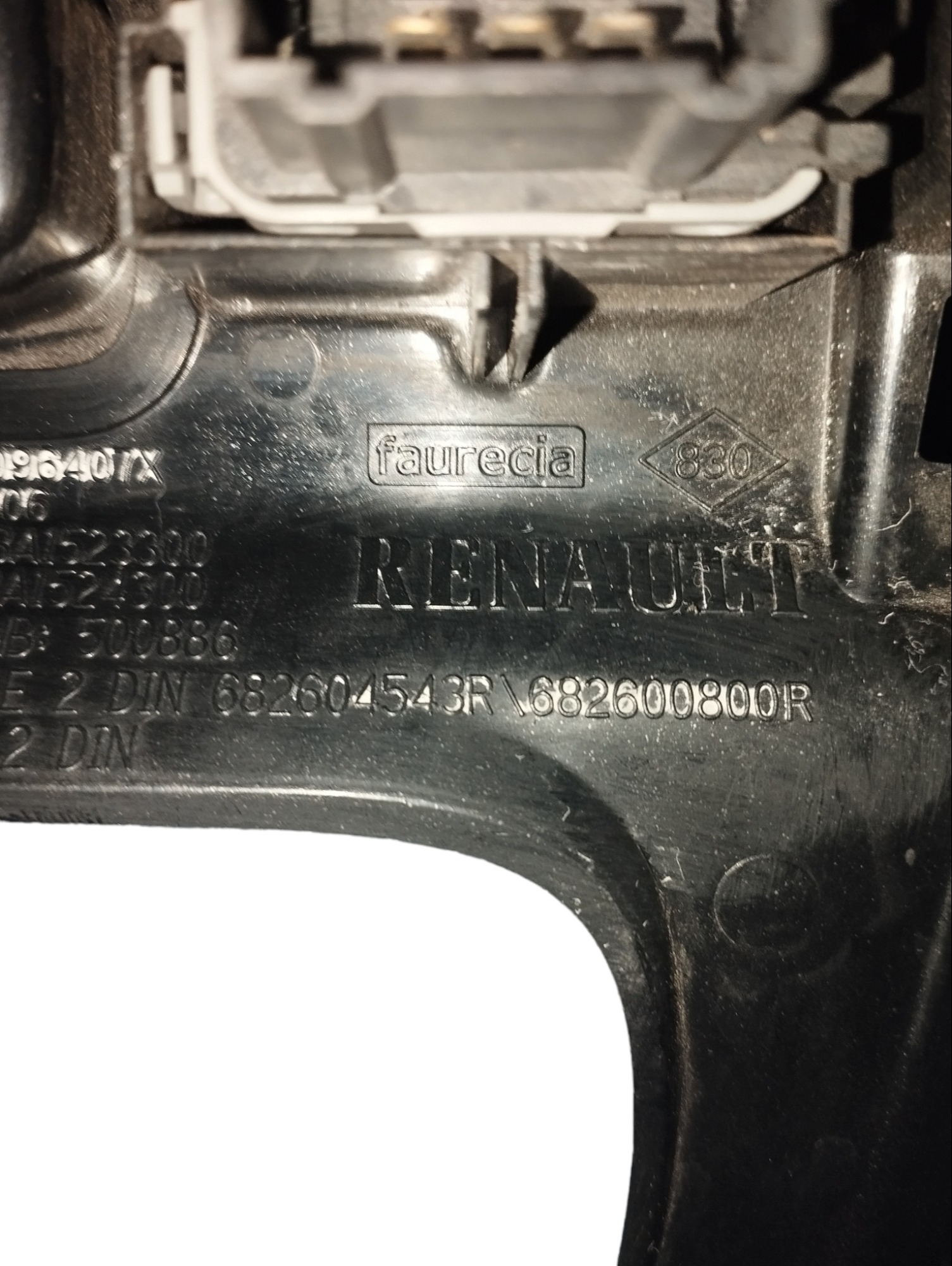 Moldura Central Com Botões Renault Duster 2012 A 2015 3