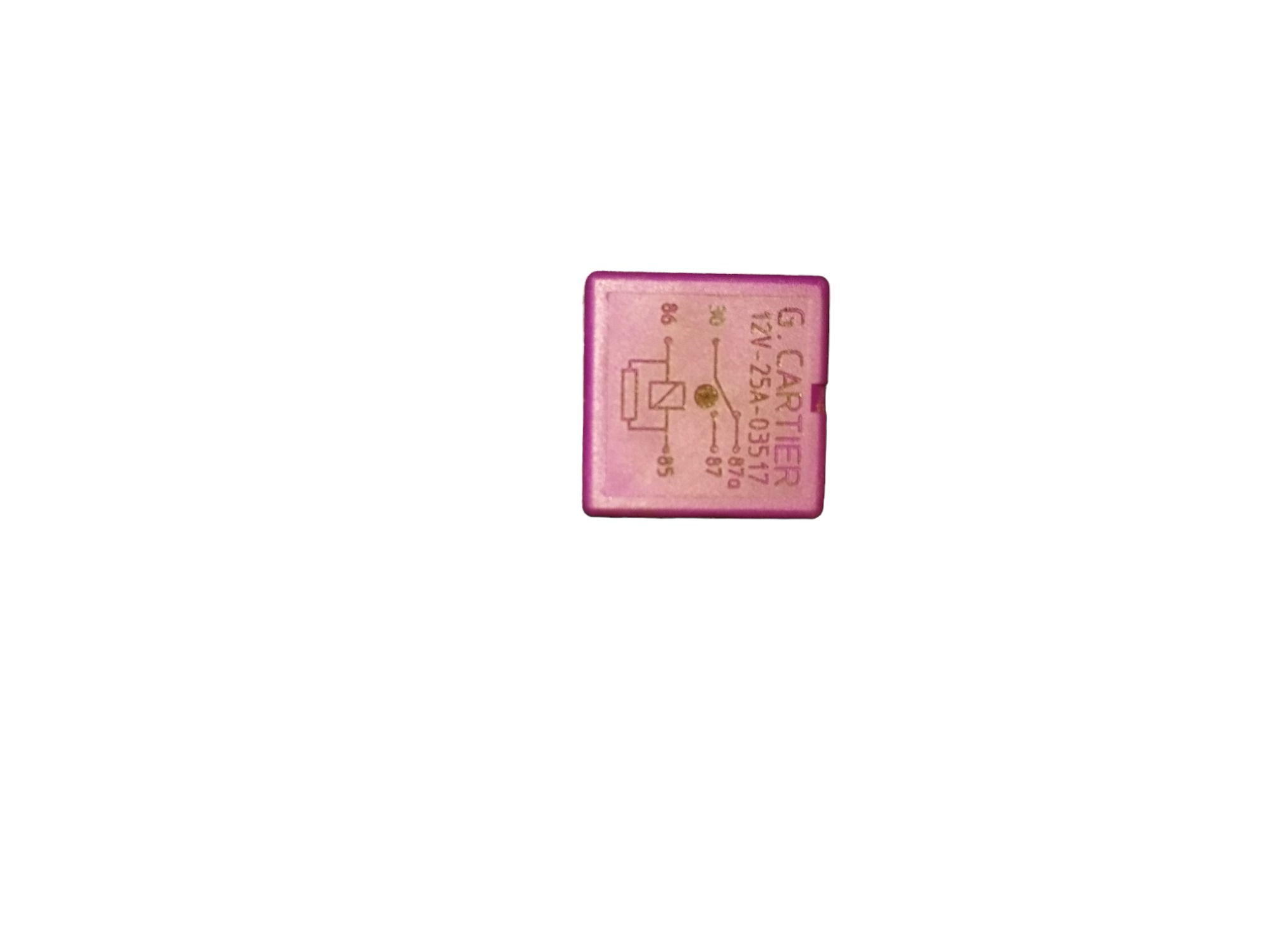Relê Resistência Roxo 12v 25a 03517 Peugeot Citroen
