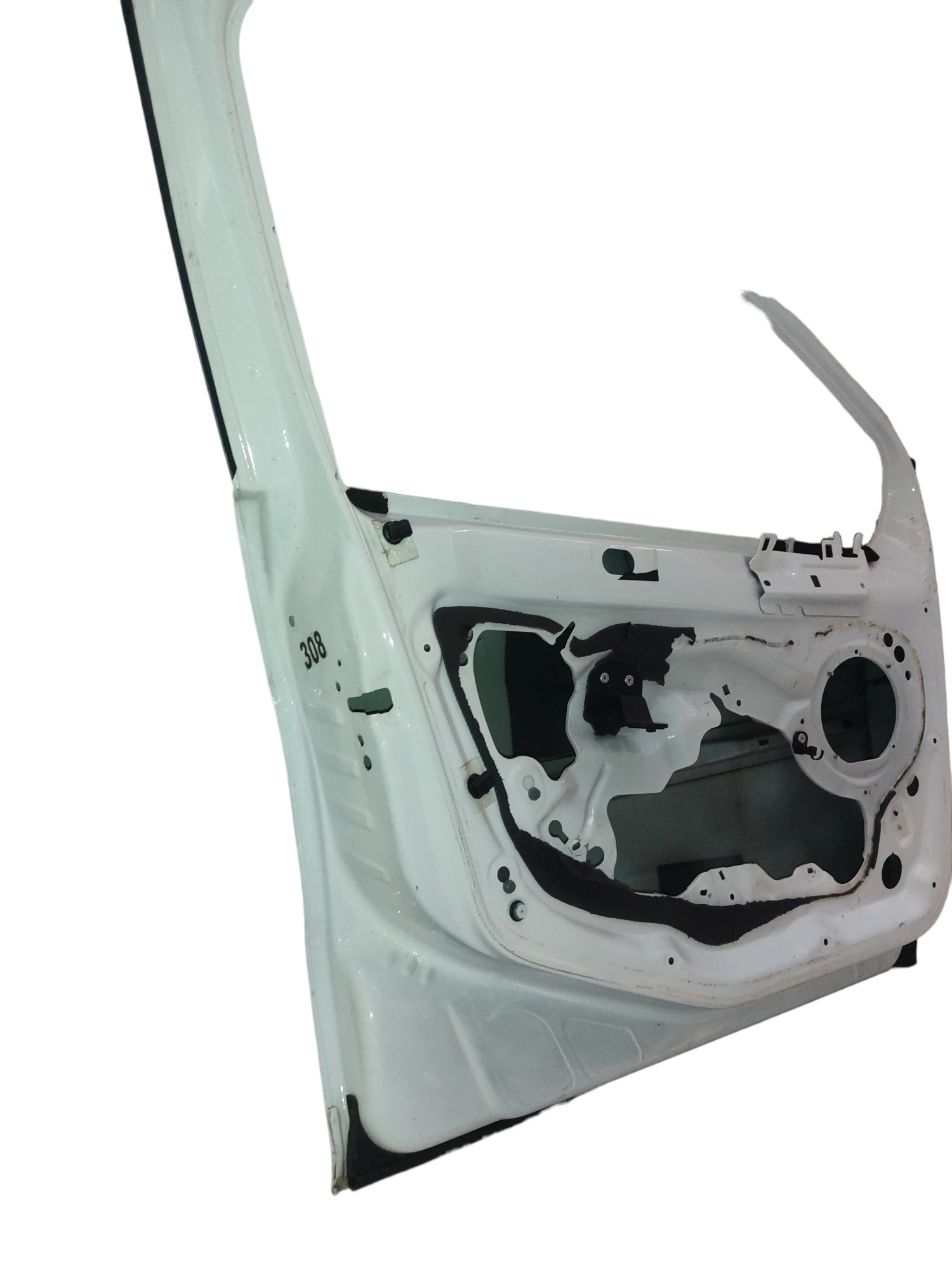 Porta Dianteira Esquerda Peugeot 308 2011 A 2019  Dianteira Esquerda Branca