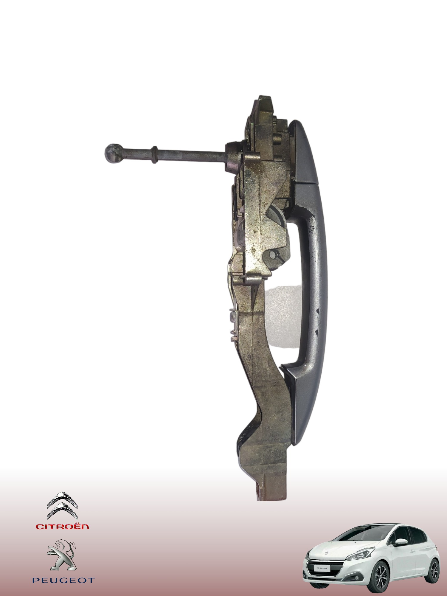 Maçaneta Peugeot Dianteira Esquerda Peugeot 208 2013 4