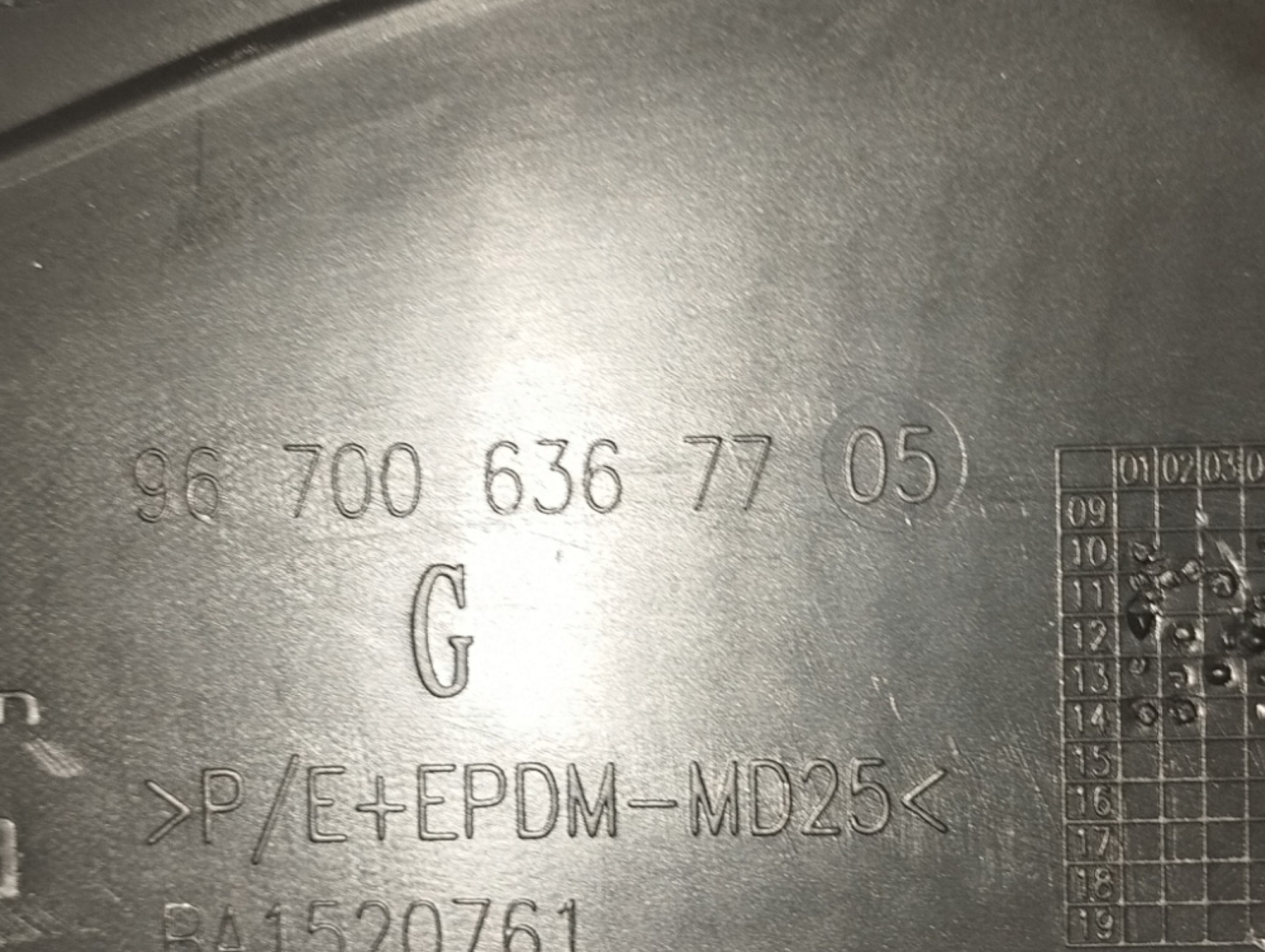 Acabamento Superior Lado Esquerdo Citroen C3 Picasso 2013 2