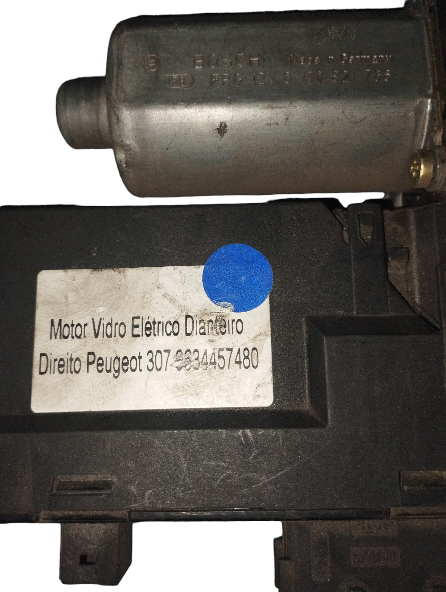 Máquina  De Vidro Dianteiro Direito Peugeot 307 3