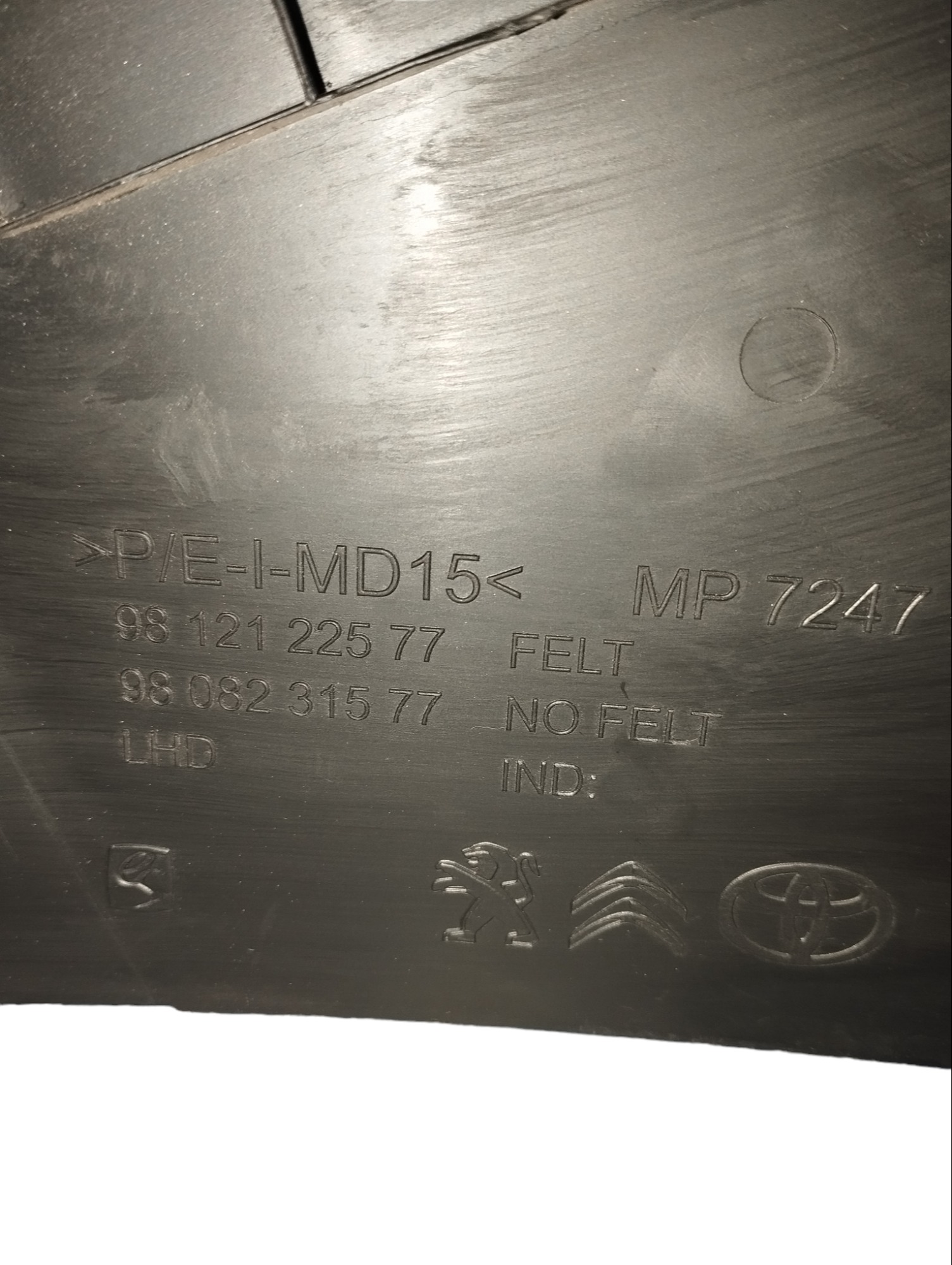 Moldura Console Central Peugeot Expert 3