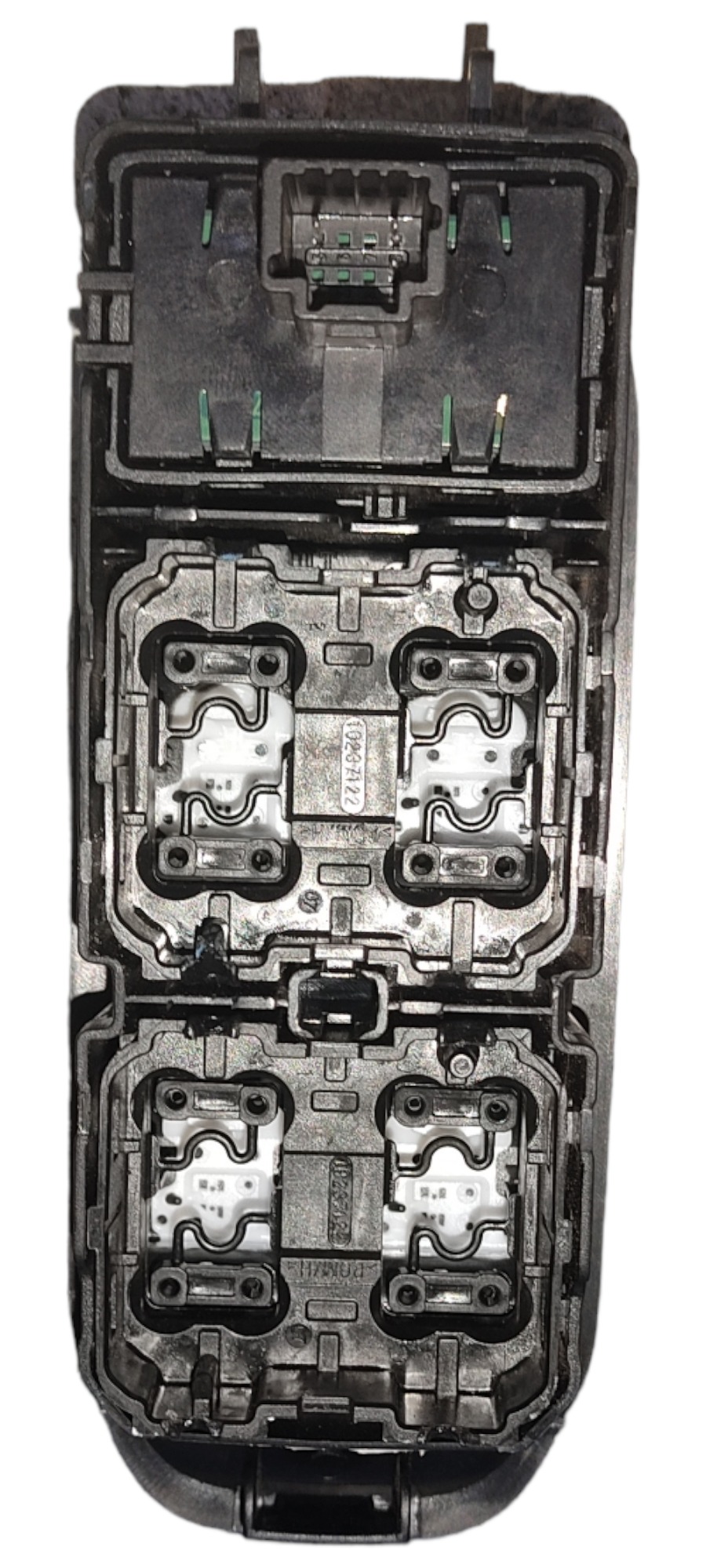 Comando Botão Vidro Elétrico Esquerdo Duplo Renault Logan