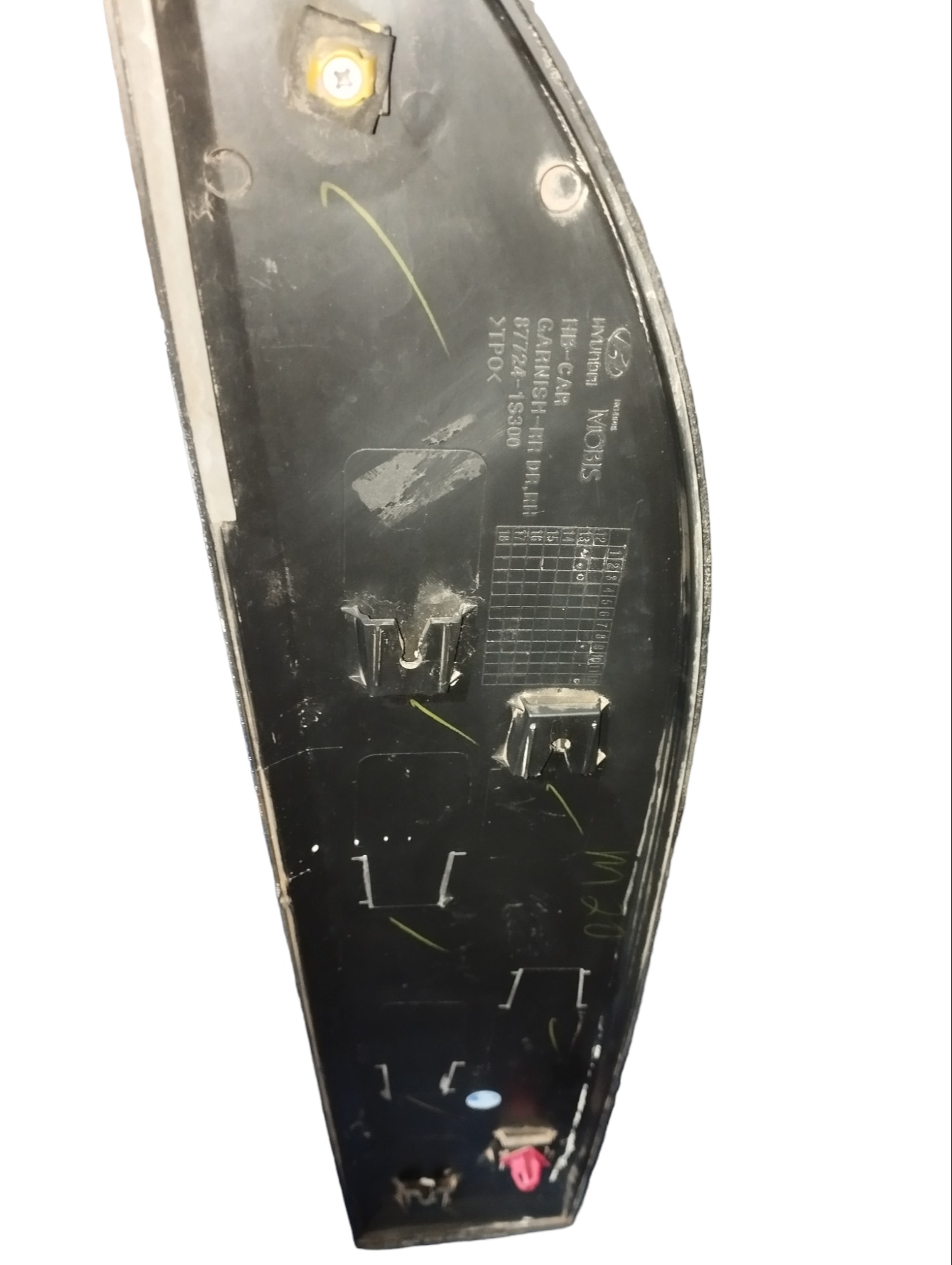 Aplique Friso Porta Traseira Direita Hyundai Hb20x 16 A 20 4