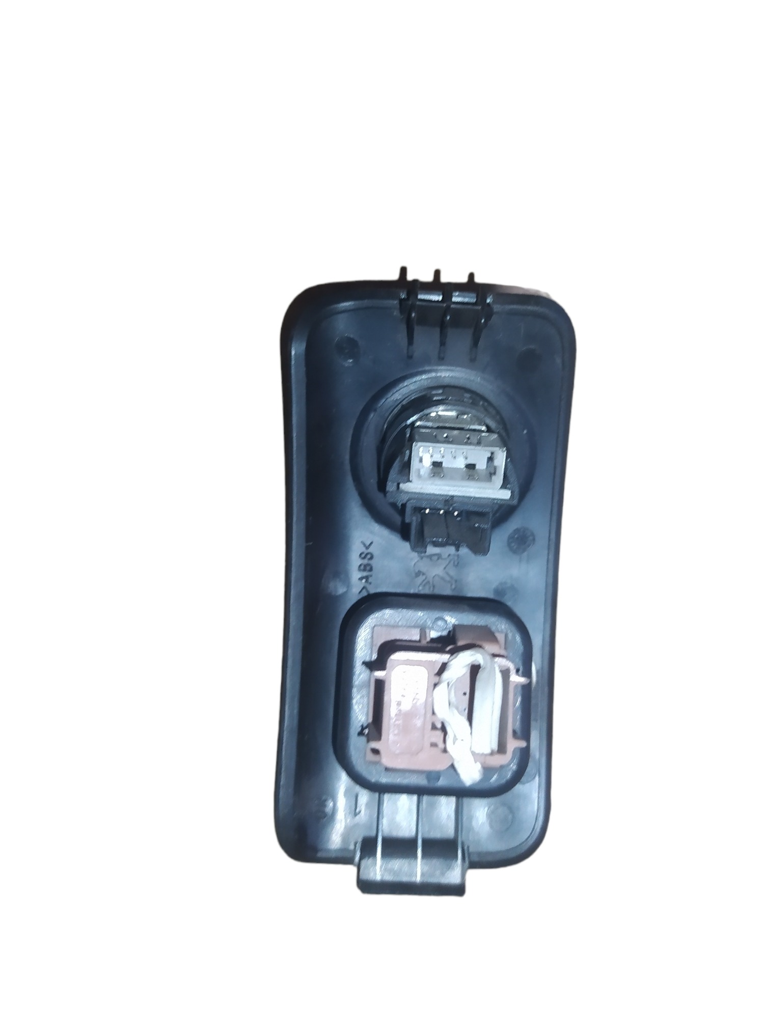 Moldura Com Botão Trava E Auxiliar Usb Peugeot 207 2010
