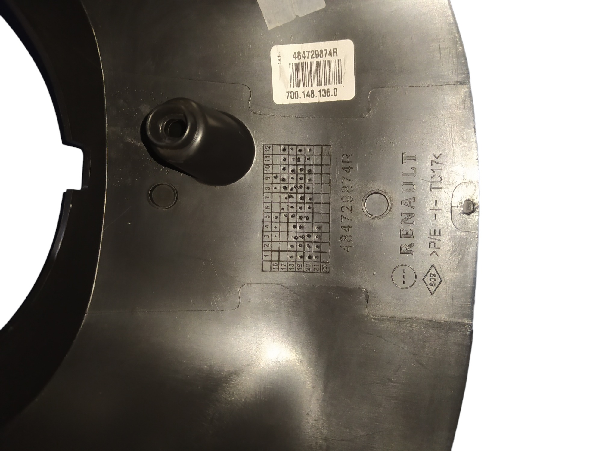 Acabamento Inferior Coluna Direção Renault Kwid 2016 4847298 6