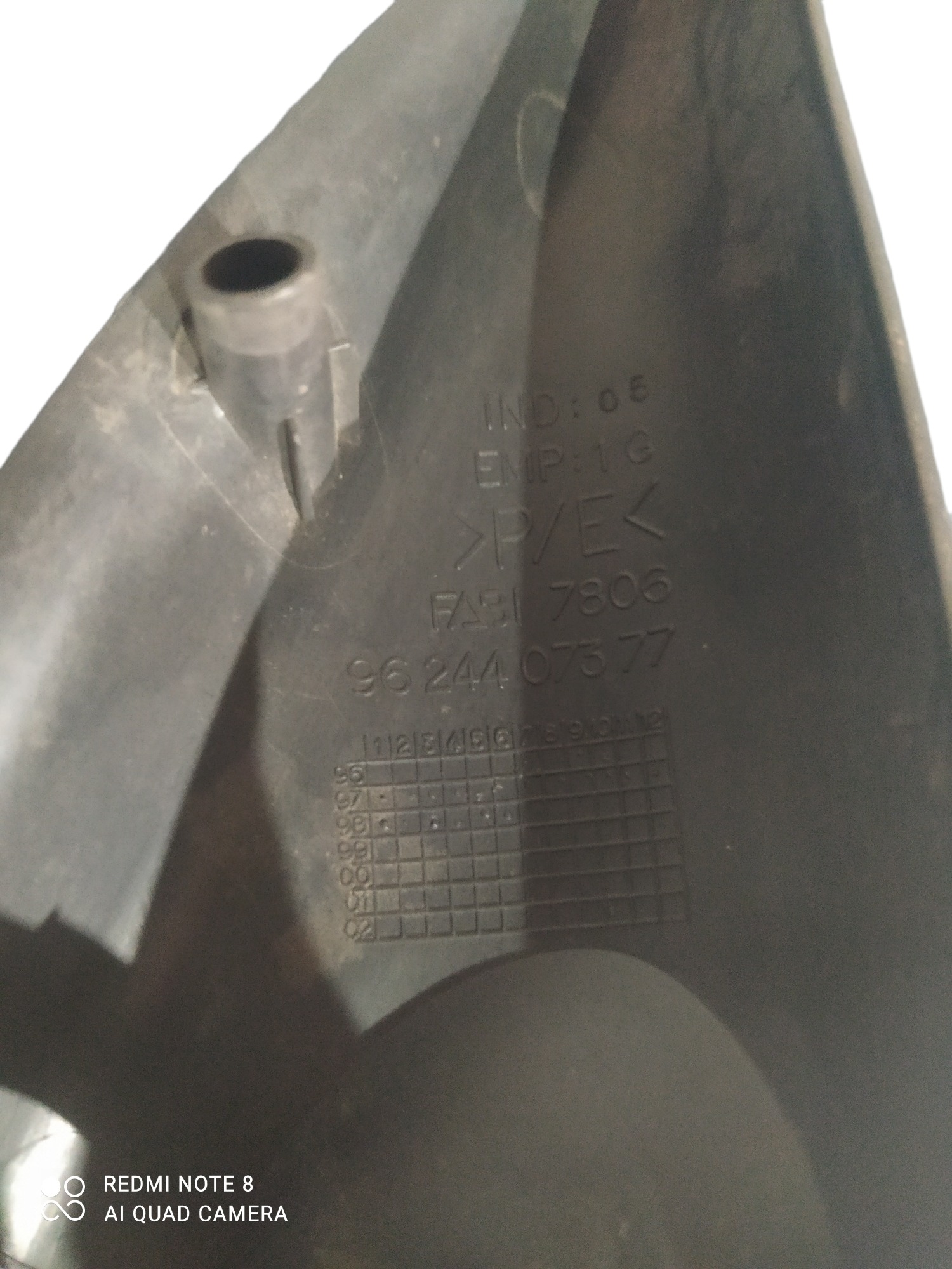 Acabamento Moldura Interno Retrovisor Esquerdo Peugeot 308 Preto 4