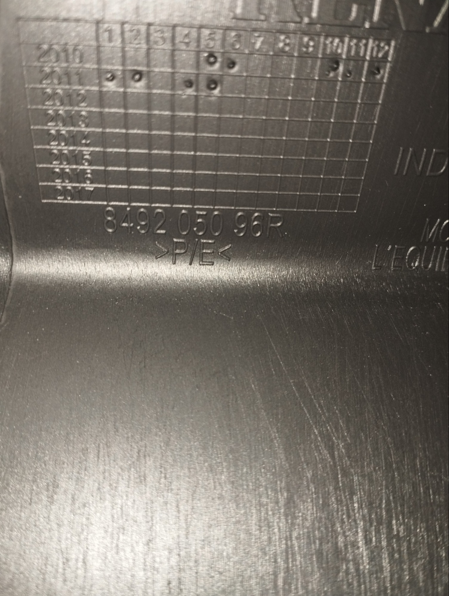 Acabamento Soleira Porta Malas Renault Fluence 2011 A 2017 3