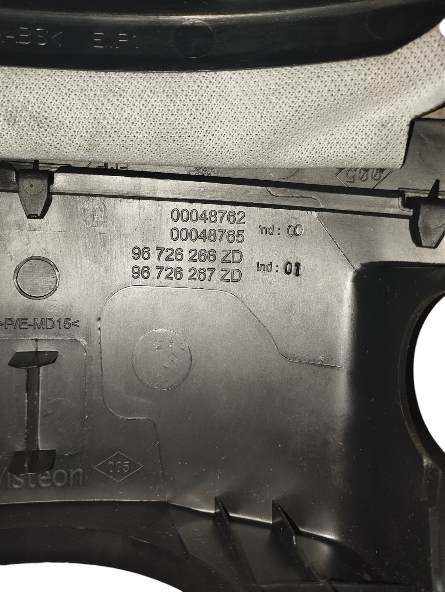 Acabamento Coluna Direção Citroen C4 2014 1.4 96726266 2