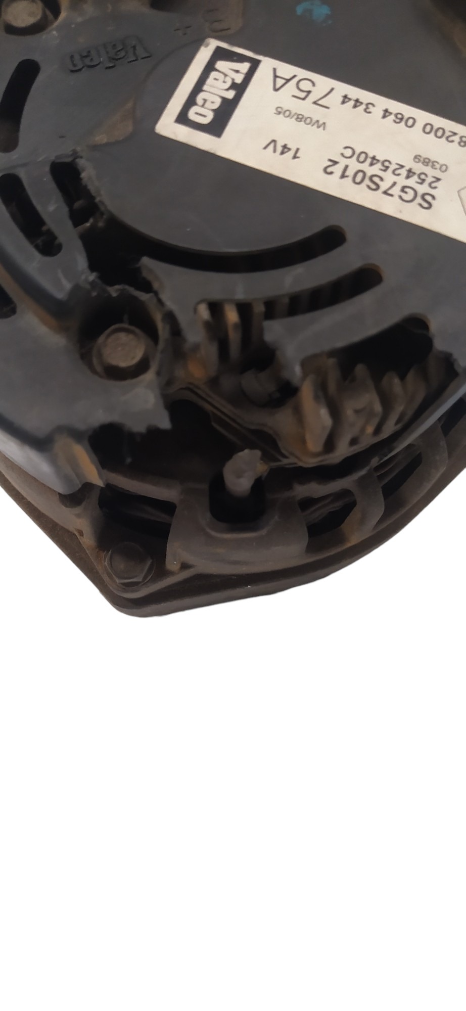 Alternador Peugeot 206 Renault Clio Kangoo 1.0 8V 5