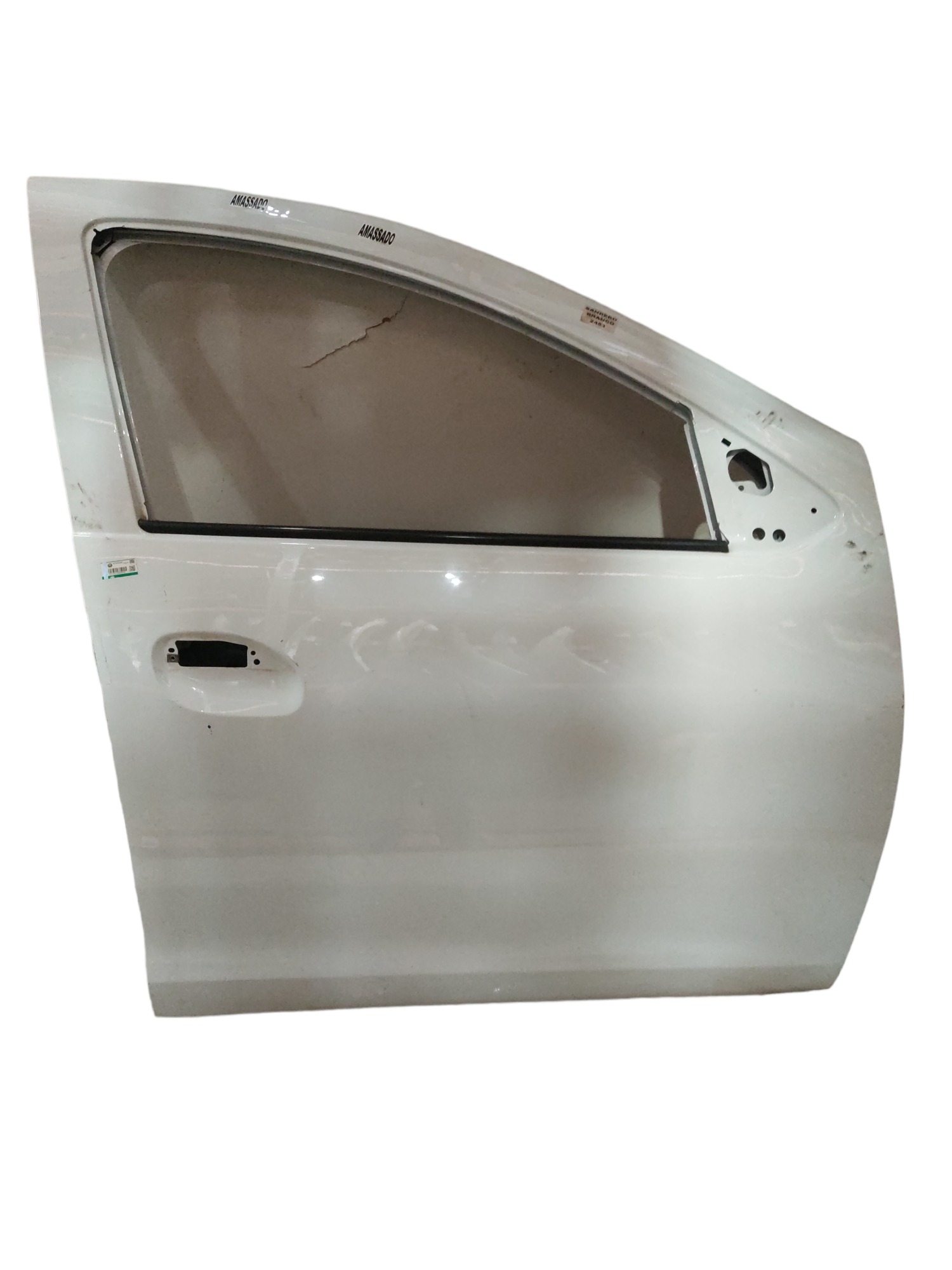 Porta Dianteira Direita Renault Sandero 2014 A 2020 Branco