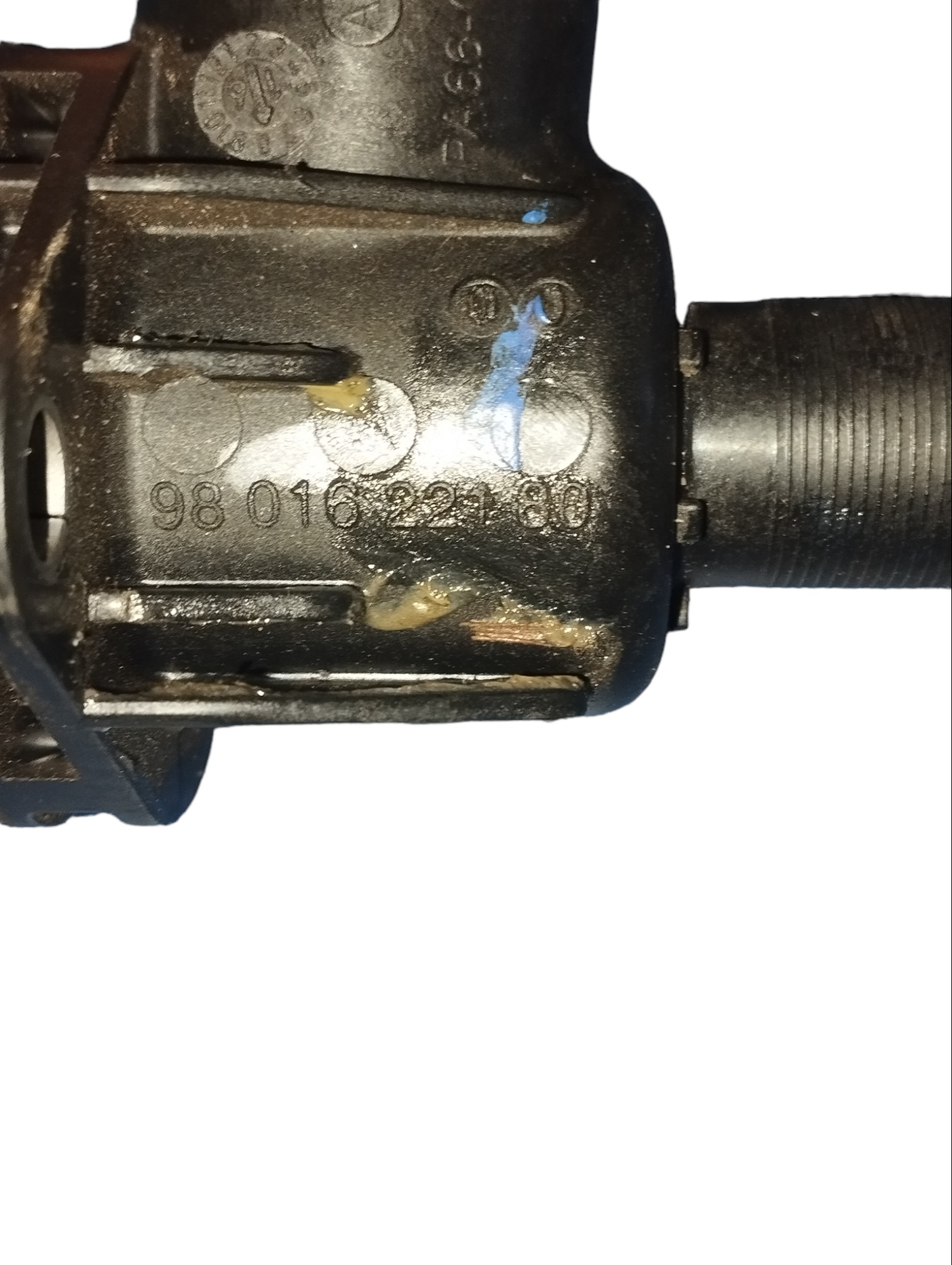 Flange Refrigeração Motor Peugeot 206 1.6 16v Flex Original 3