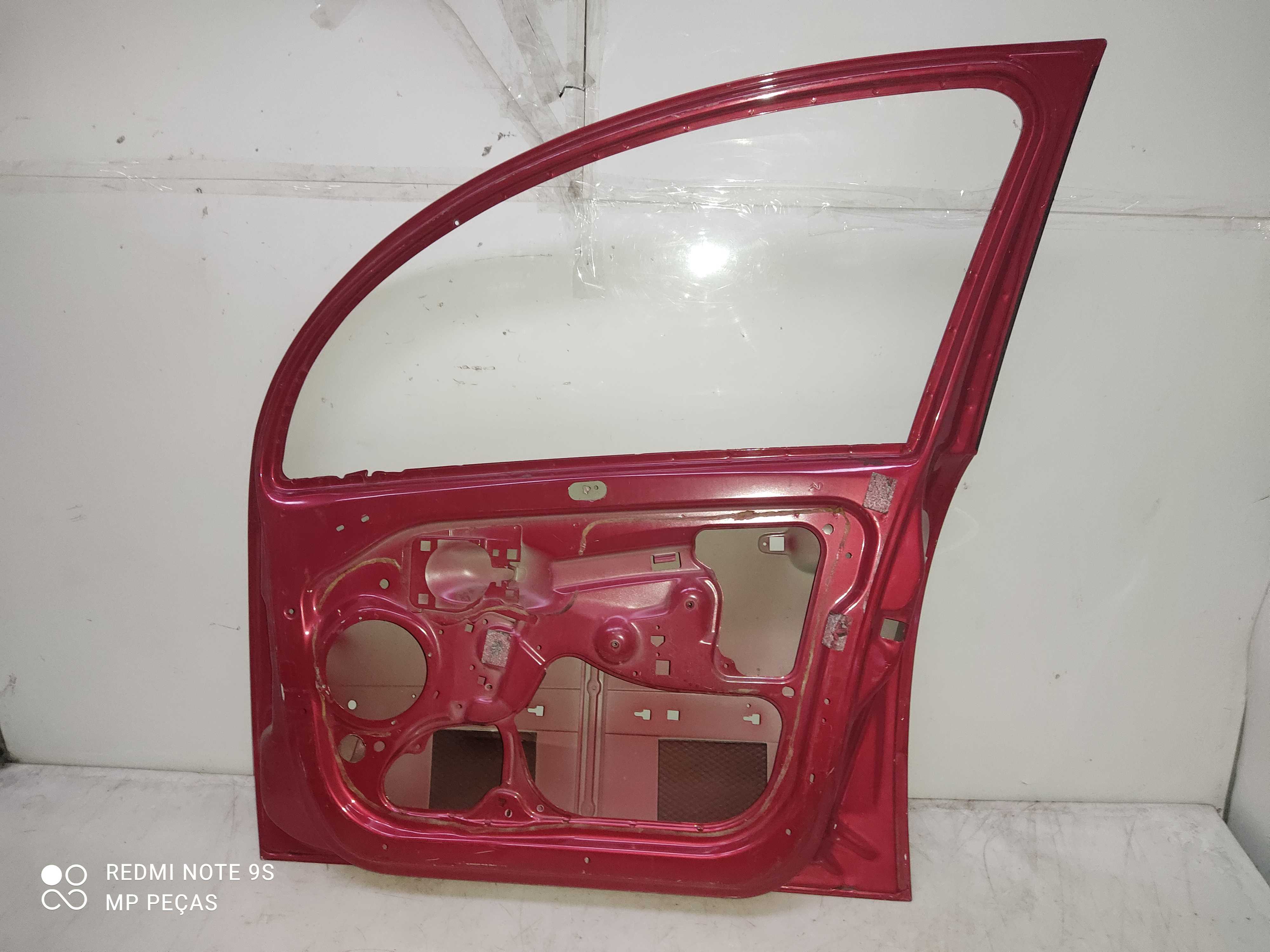 Porta Dianteira Direita Citroen C3 2003 A 2012 Vermelho