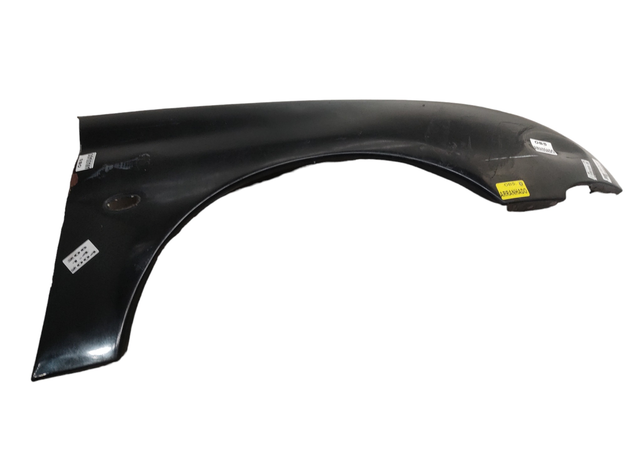 Paralama direito Peugeot 206 99 a 2010 preto