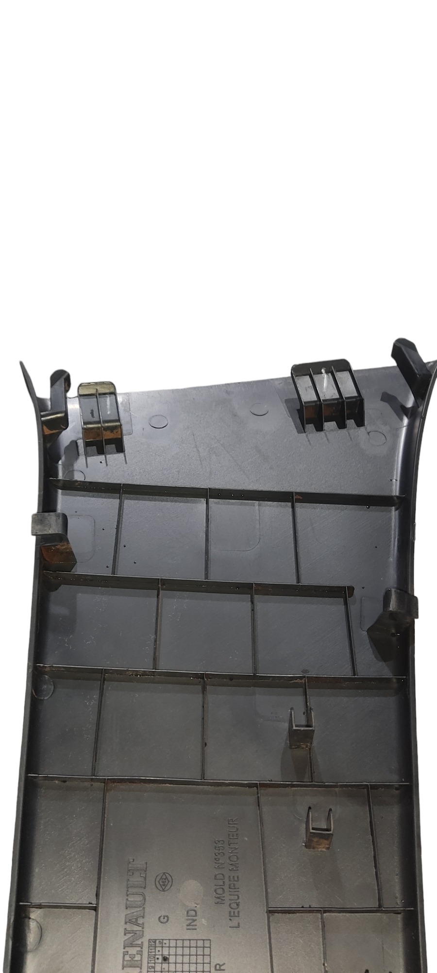 Acabamento Inferior Da Coluna Central Lado Esquerdo Fluence Esquerdo Preto 4