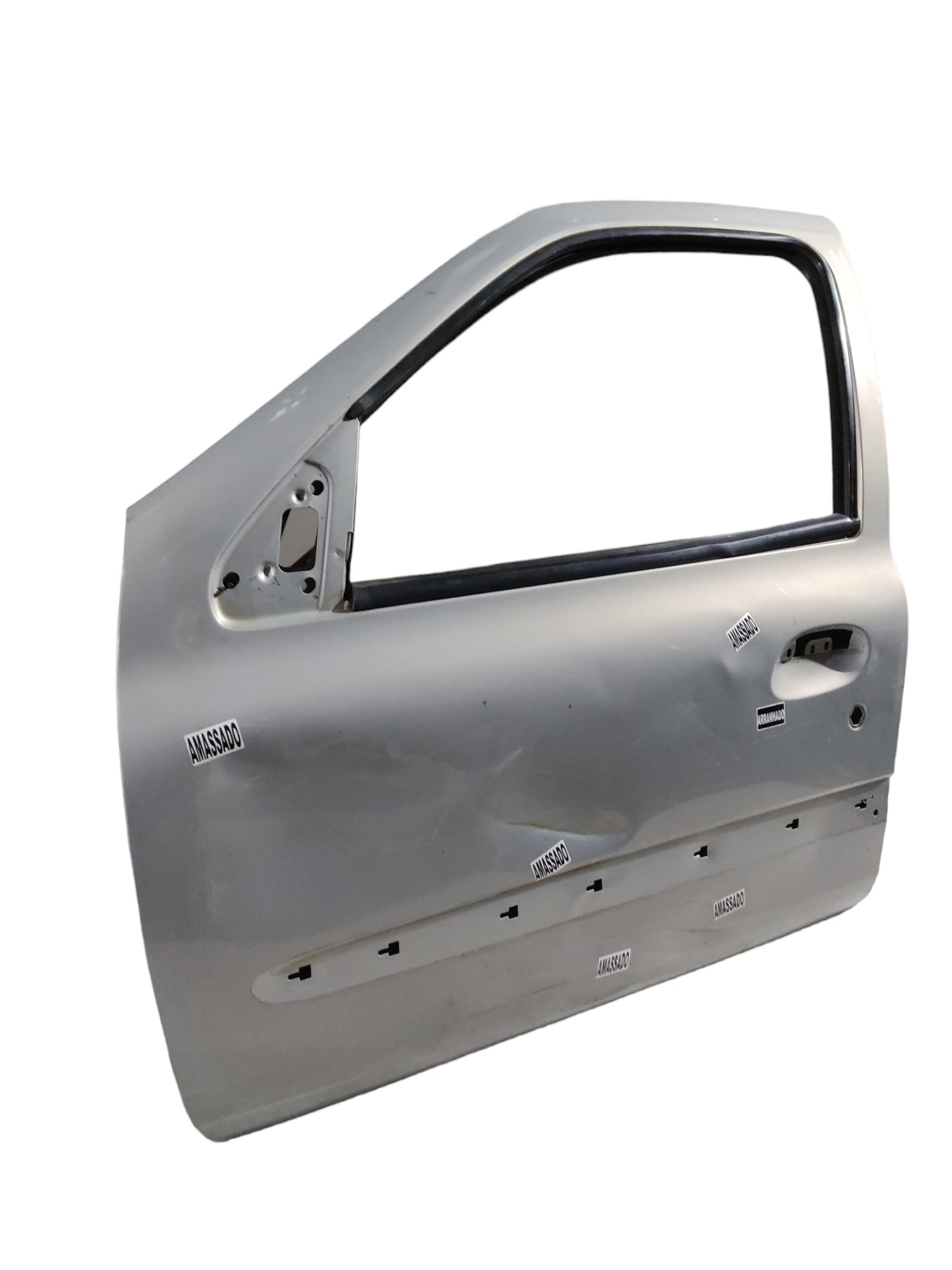 Porta dianteira esquerda Renault clio 2000 a 2012 prata