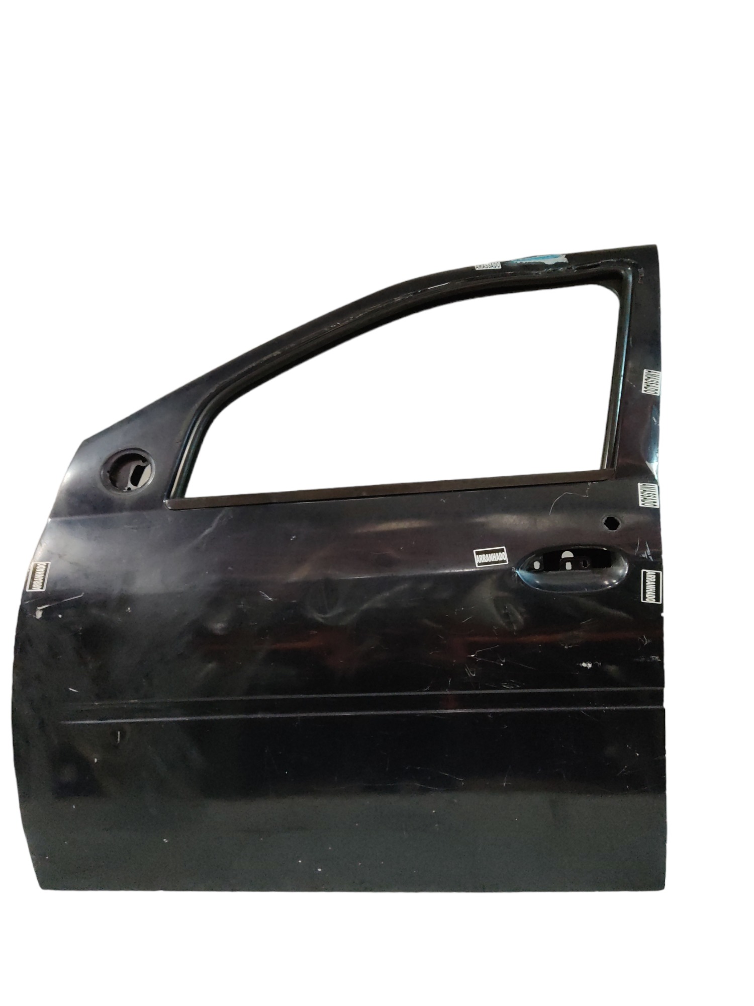 Porta dianteira esquerda Renault clio 00 a 2012 azul