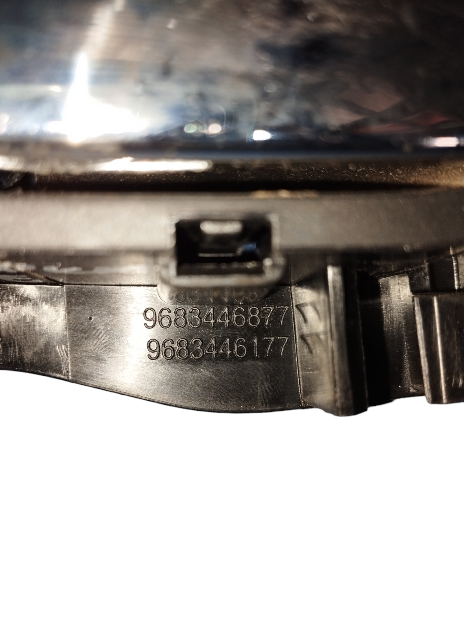 Maçaneta Interna Porta Dianteira Esquerda Citroën C3 Picasso Preto Dianteira 2