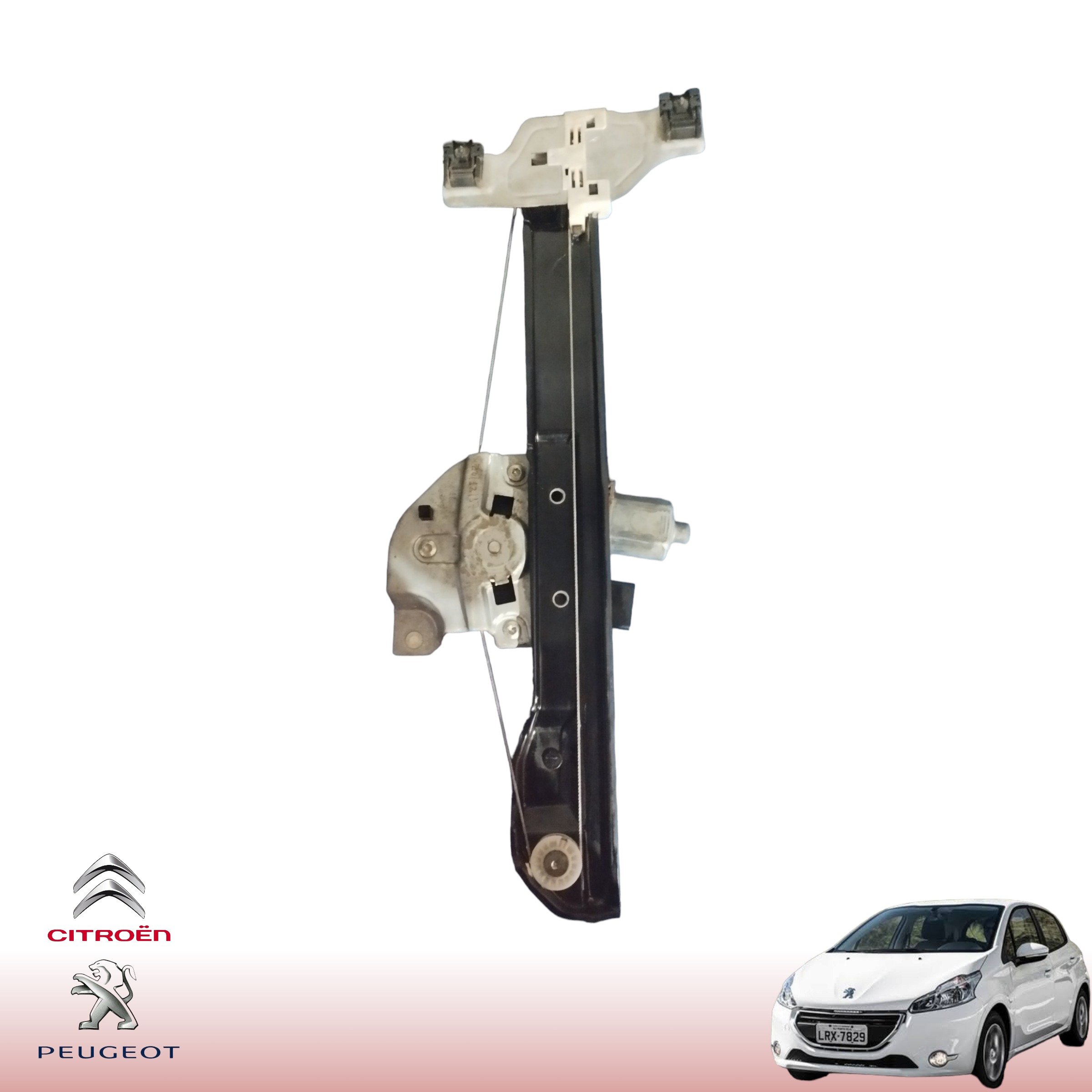 Maquina Vidro Elétrica Diant Esq Peugeot 208 2015 9806088280