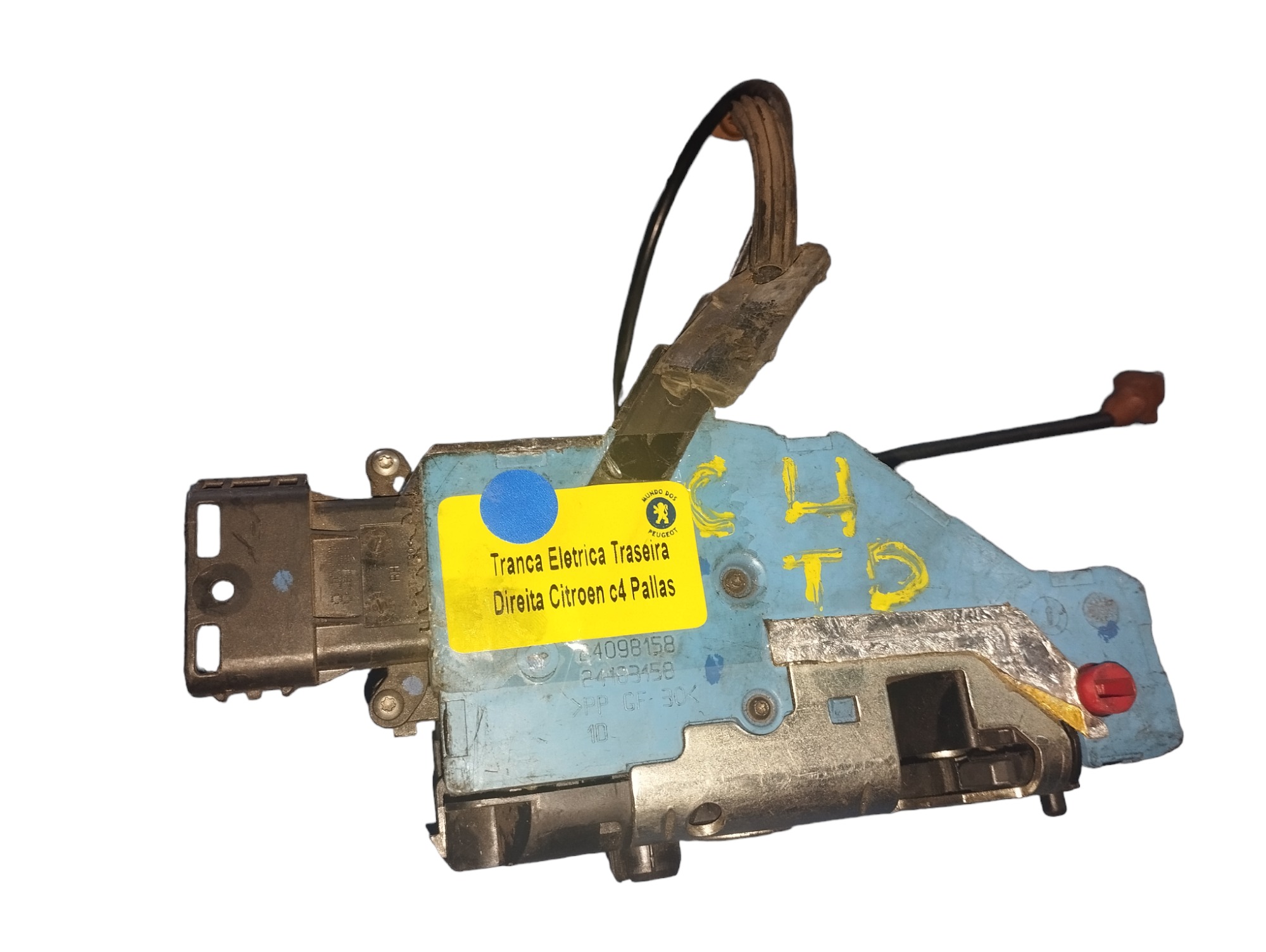 Tranca Eletrica Traseira Direita Do Citroen C4 Pallas