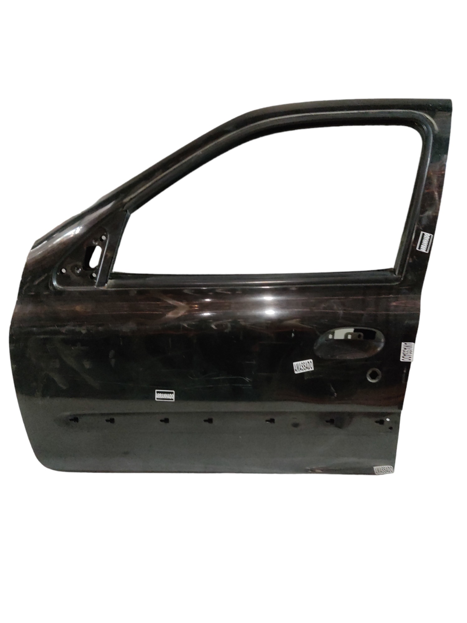 Porta Dianteira Esquerda Renault Clio  2012 Preto Dianteira Esquerdo Preto