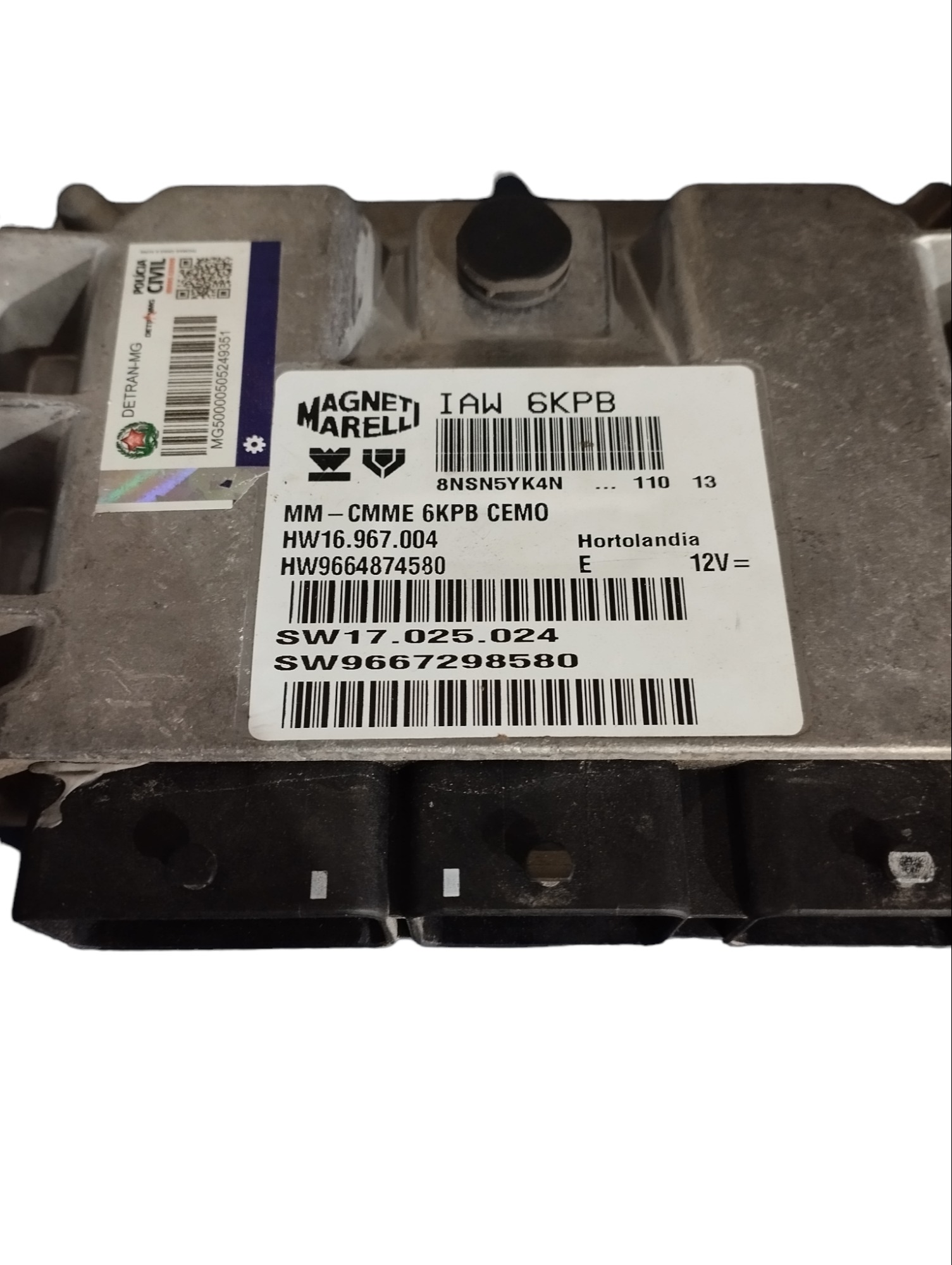 Kit Code Injeção Central Peugeot 308 2.0 16v Auto 4