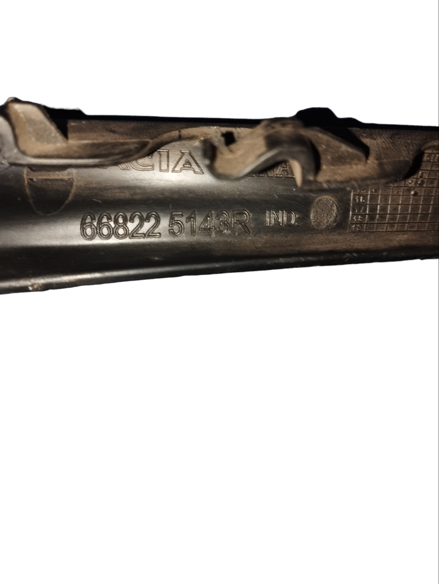 Moldura Acabamento Churraqueira Renault Sandero Esquerda 2